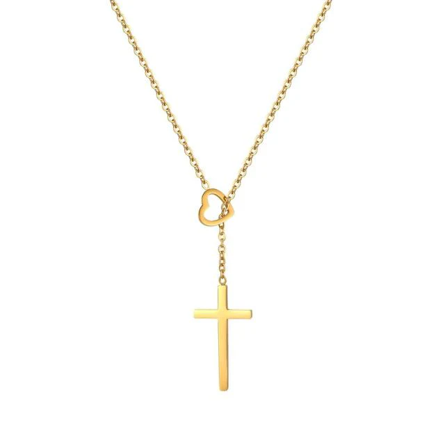 Classic Cross Necklace - Image 3