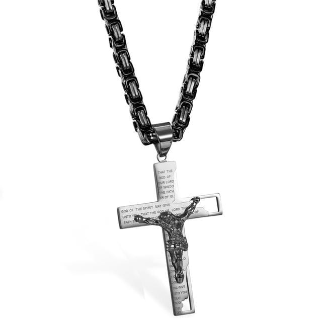 Cross Crucifix Necklace - Image 3