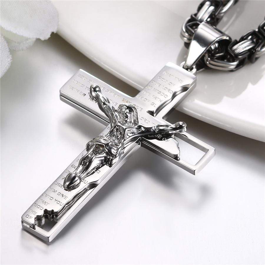 Cross Crucifix Necklace - Image 4