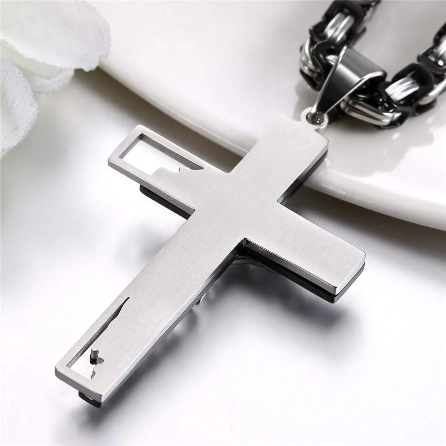 Cross Crucifix Necklace - Image 5