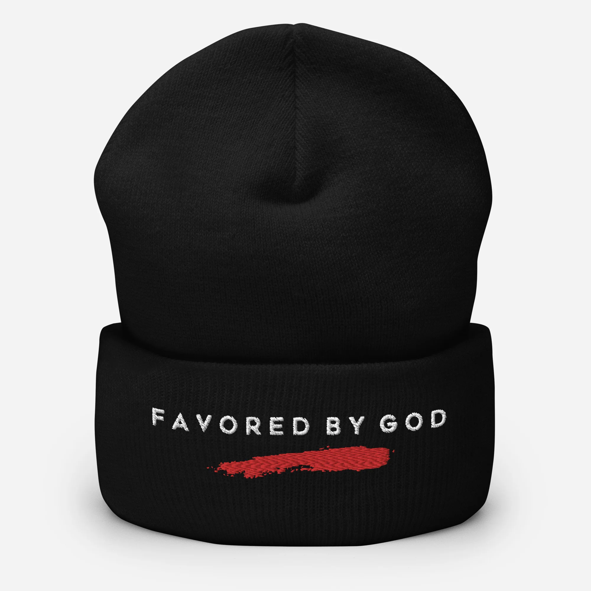 By His Stripes Favored Beanie