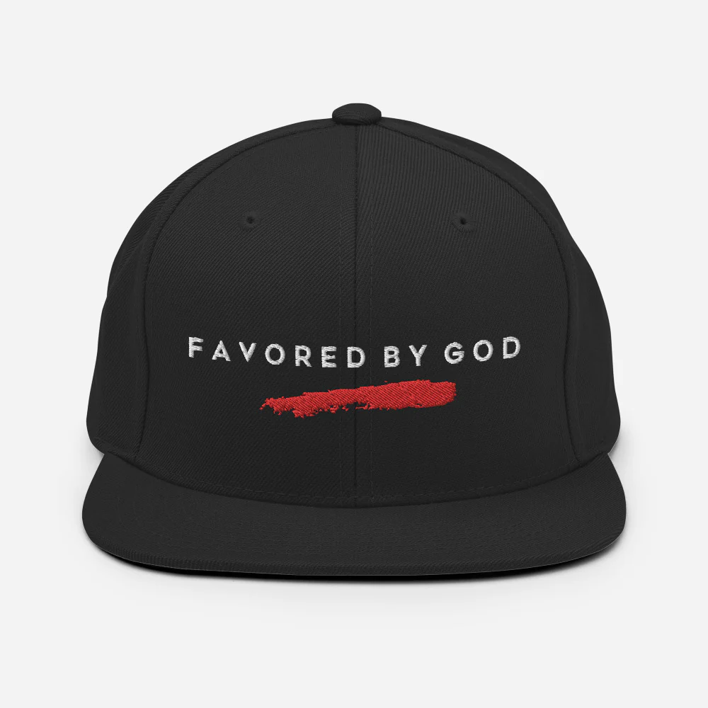 By His Stripes Favored Snapback Hat - Image 3