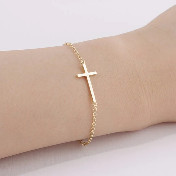 Classic Cross Crucifix Bracelet - Image 5