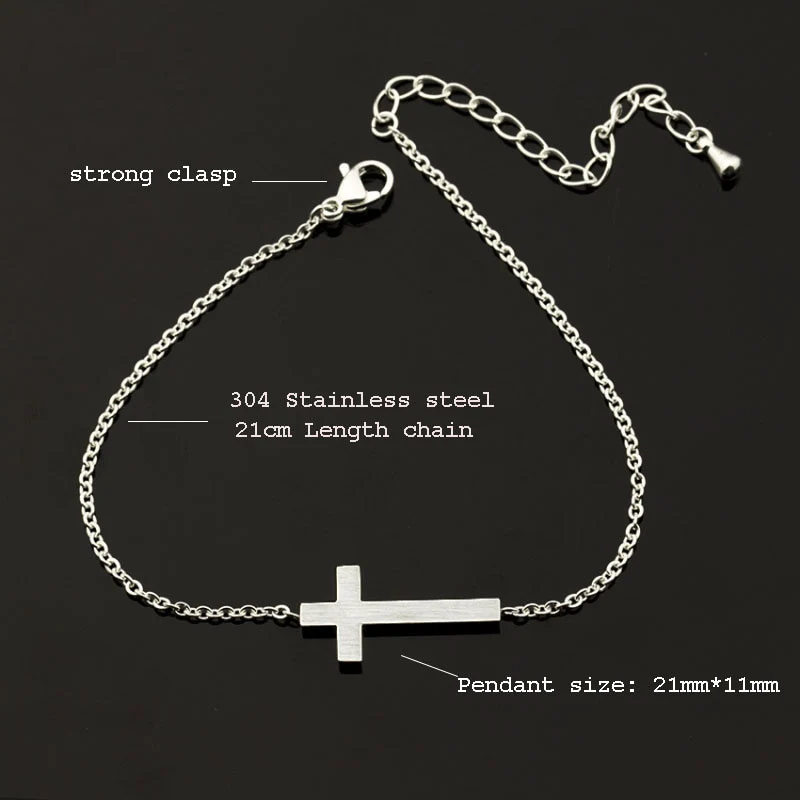 Classic Cross Crucifix Bracelet - Image 9