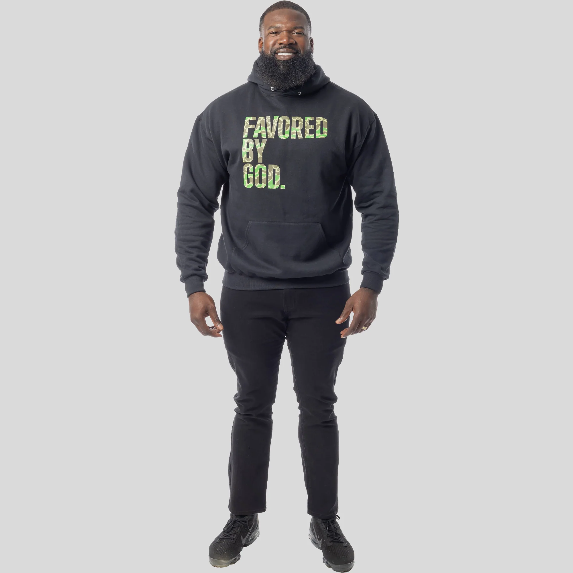 Favored By God Camo Hoodie - Image 3