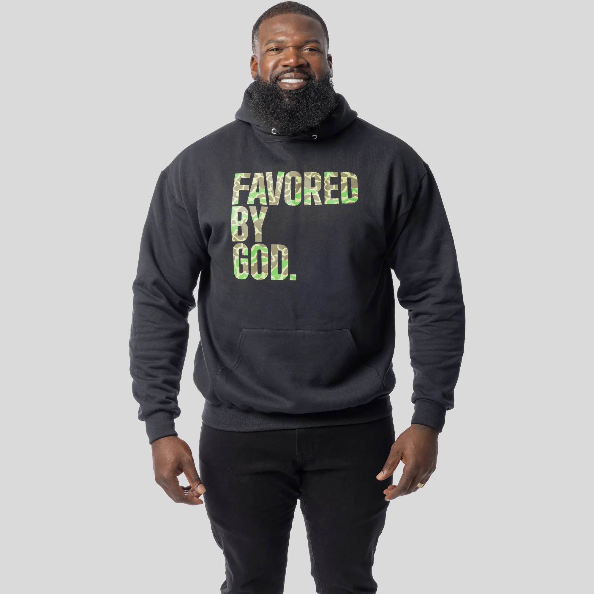 Favored By God Camo Hoodie - Image 4