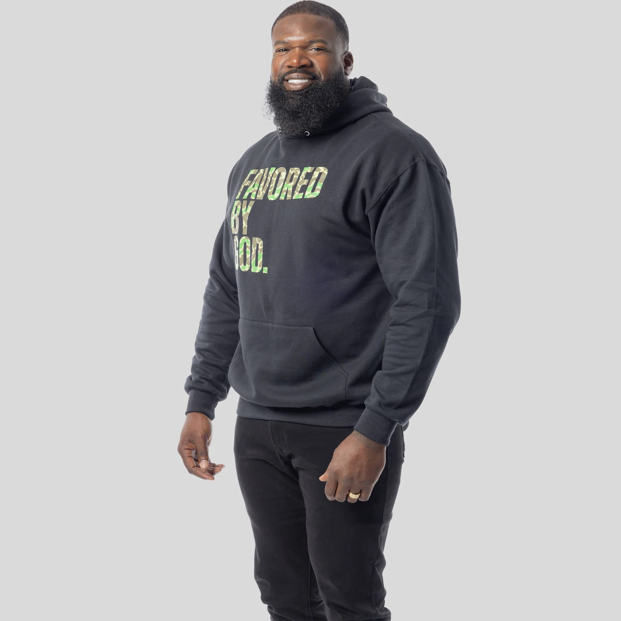 Favored By God Camo Hoodie - Image 5