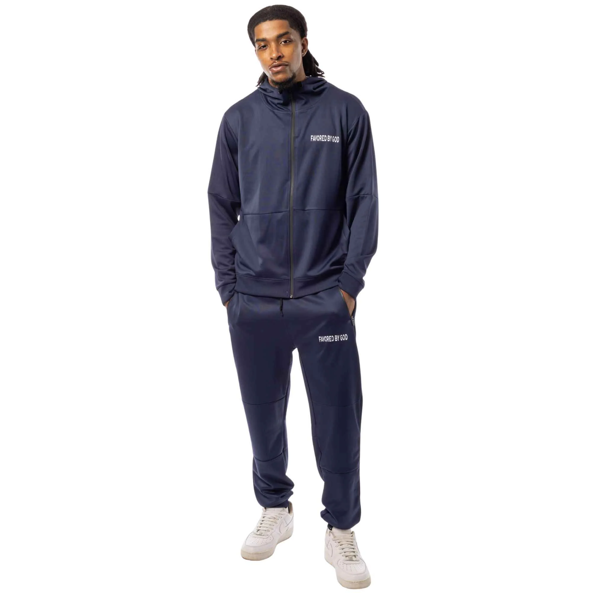Favored By God Men's Navy Tracksuit