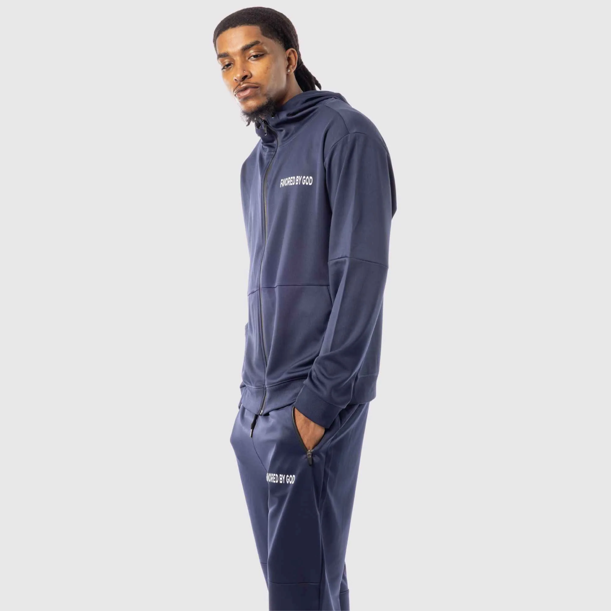 Favored By God Men's Navy Tracksuit - Image 11