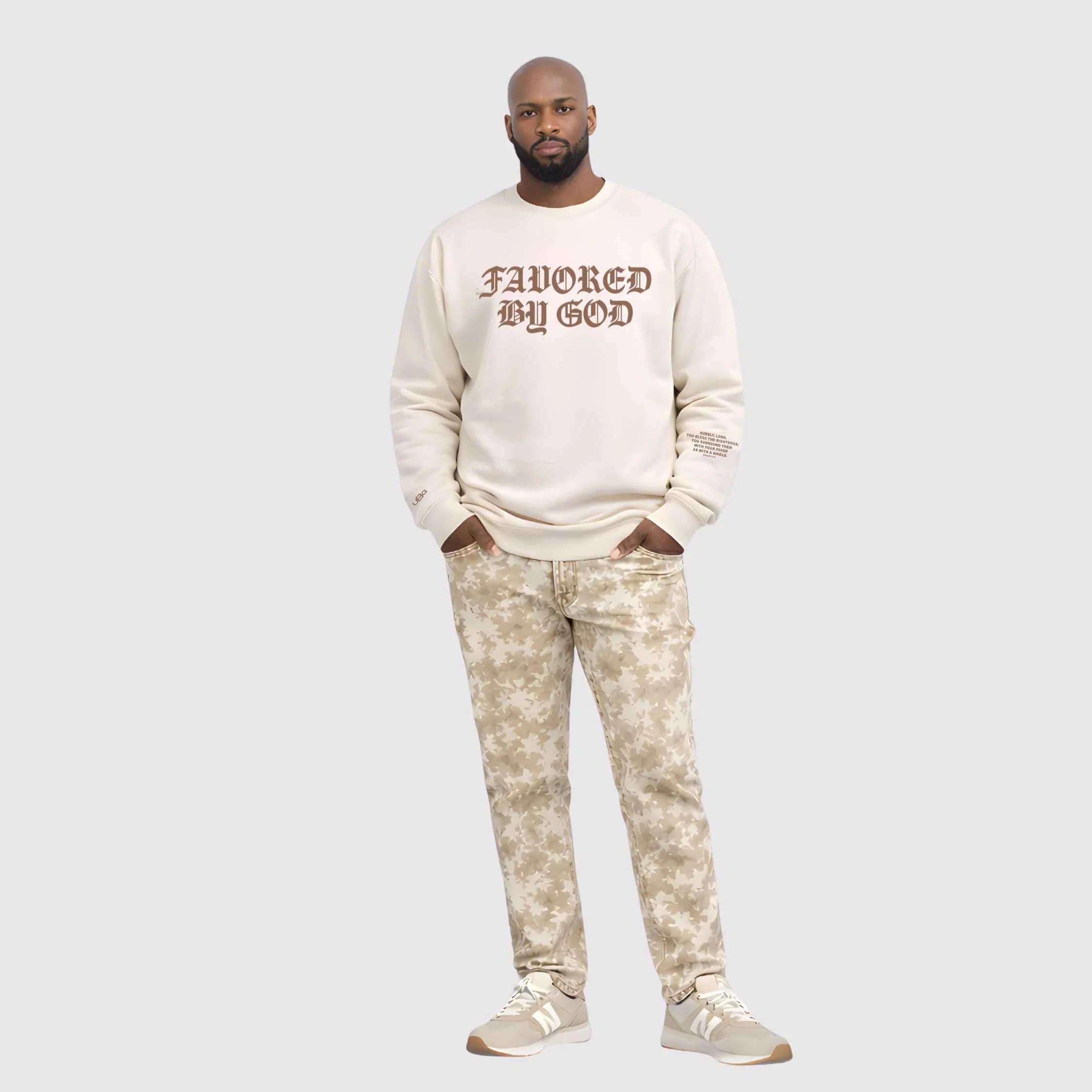 Favored By God Cream Crew - Image 6