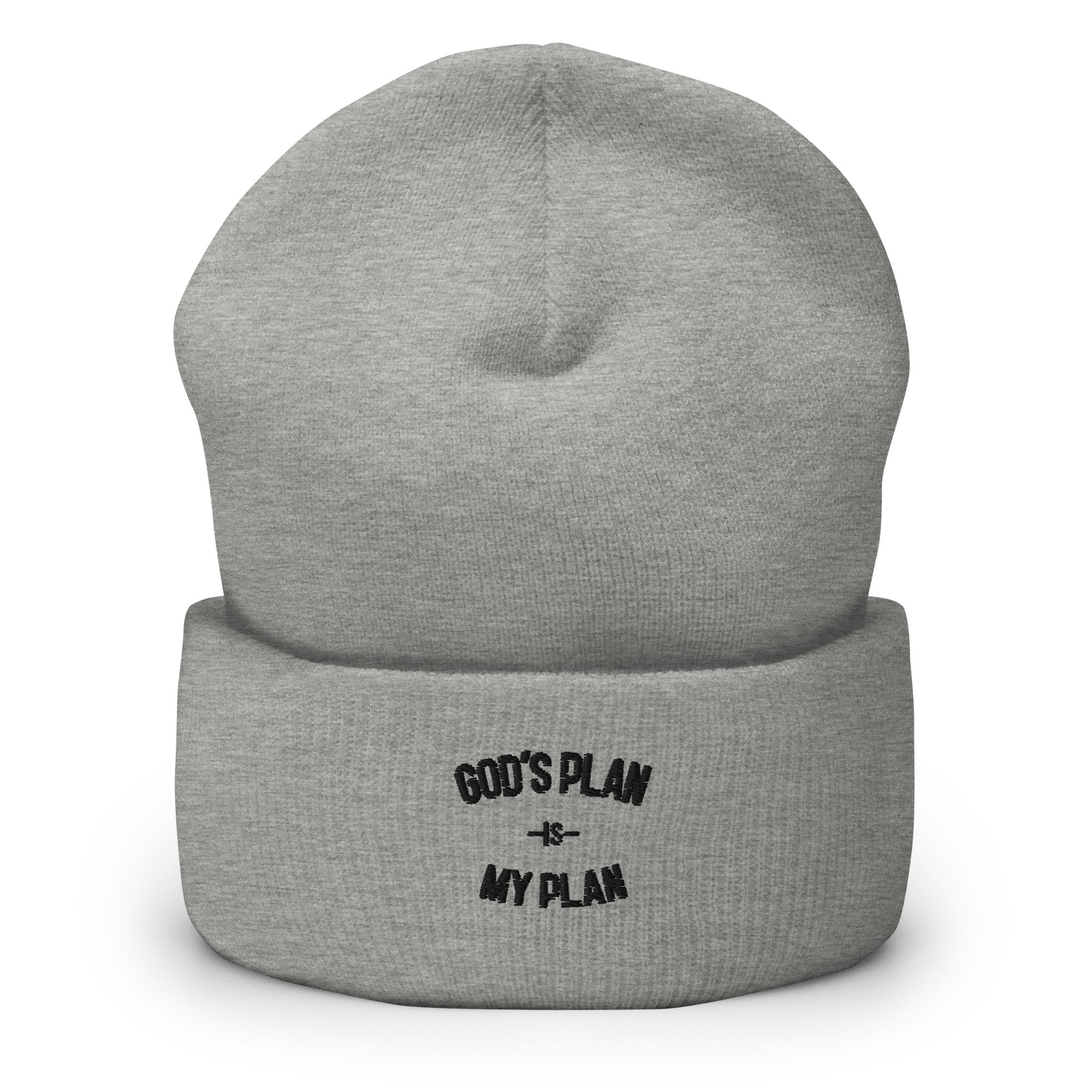 God's Plan Is My Plan Cuffed Beanie - Image 2