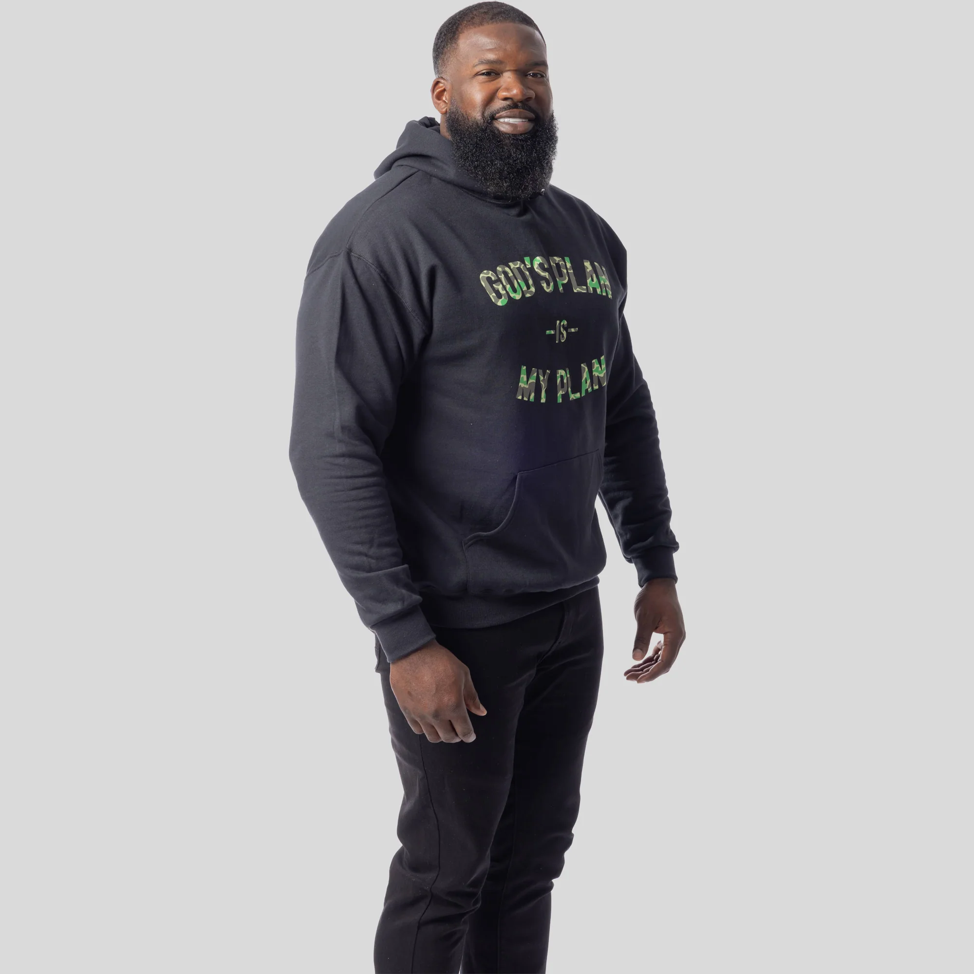 God's Plan My Plan Camo Hoodie - Image 5