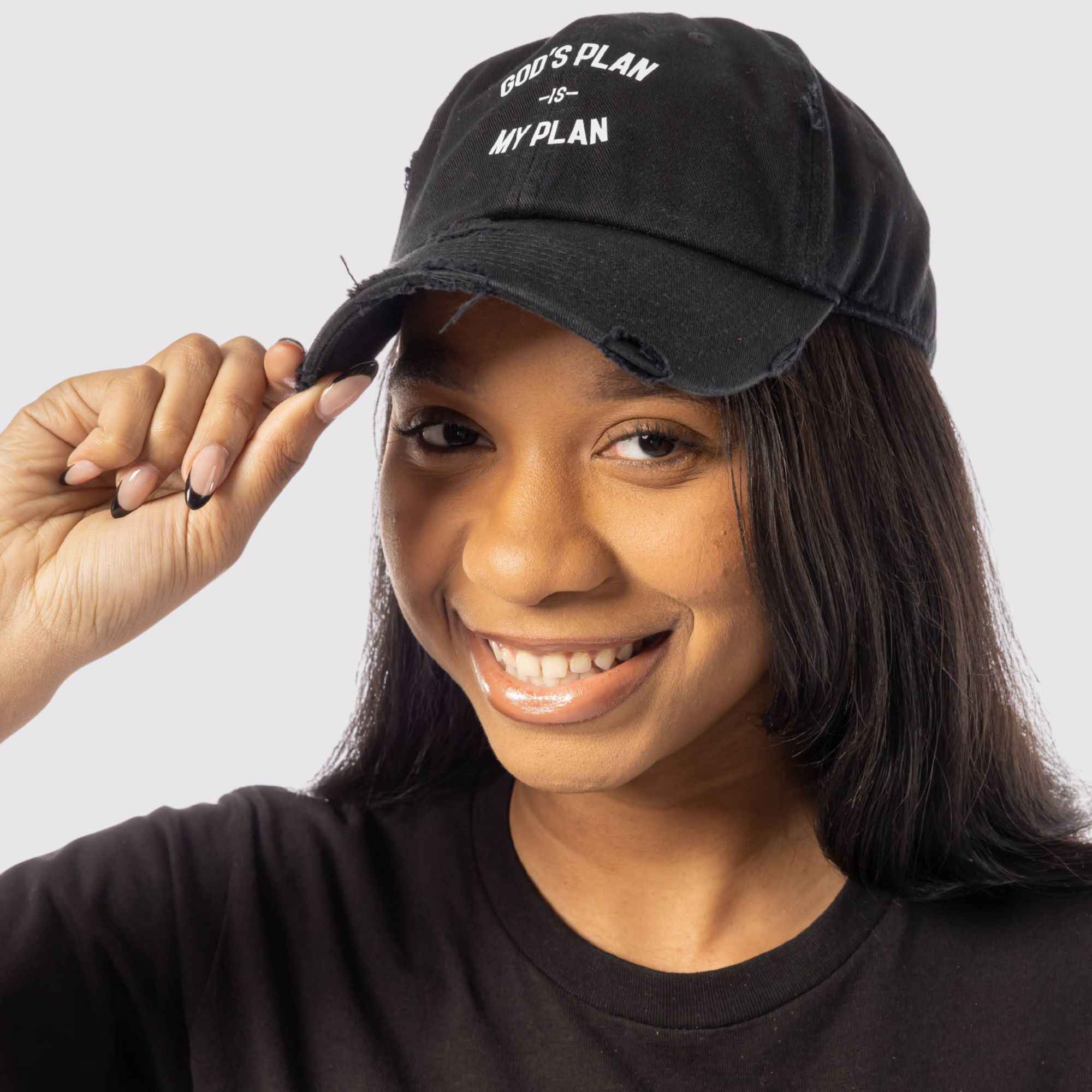 God's Plan My Plan T-Shirt & Hat Bundle Eternal - Image 2