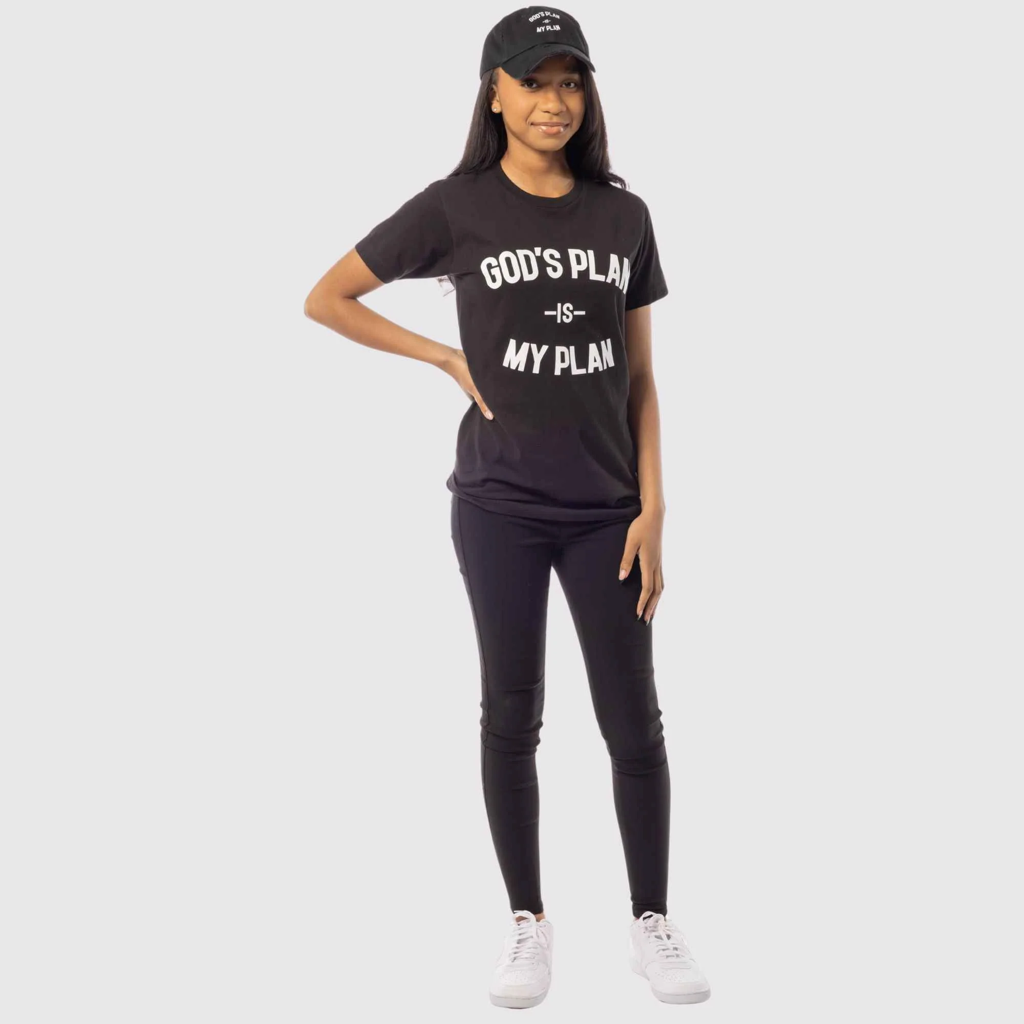 God's Plan My Plan T-Shirt & Hat Bundle Eternal - Image 5