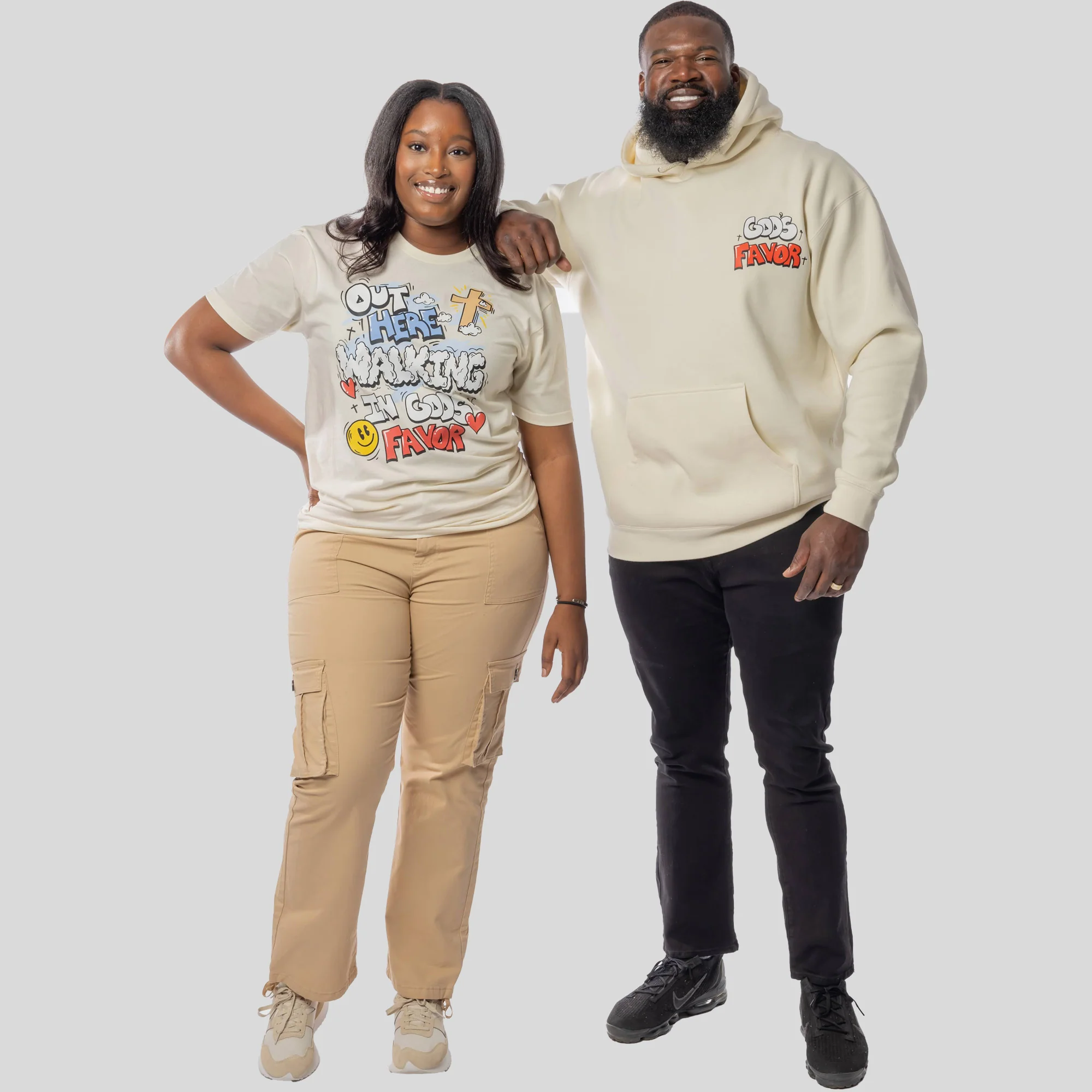 Walking In God's Favor Hoodie + FREE TEE - Image 4