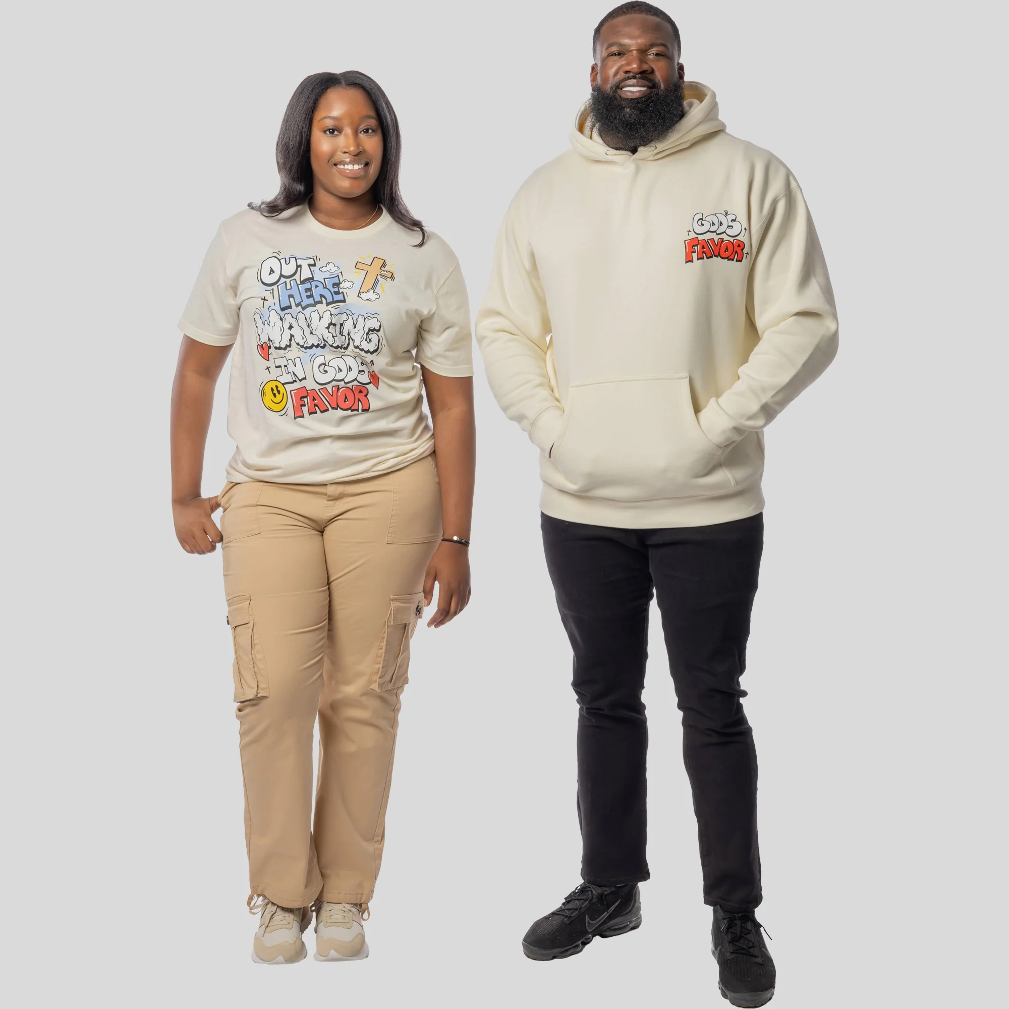Walking In God's Favor Hoodie + FREE TEE - Image 5