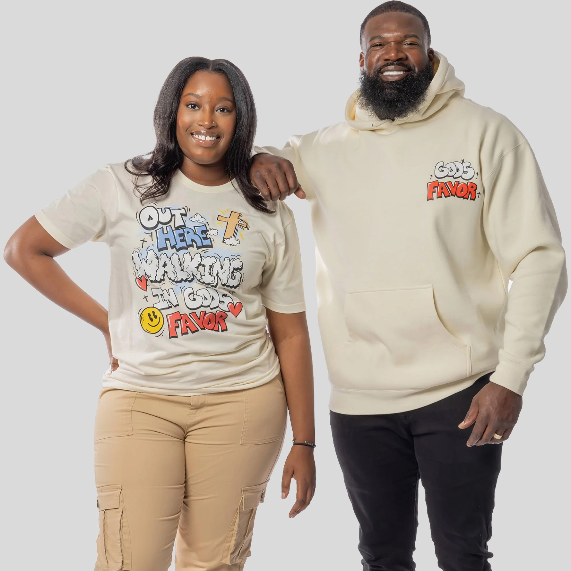 Walking In God's Favor Hoodie + FREE TEE - Image 8