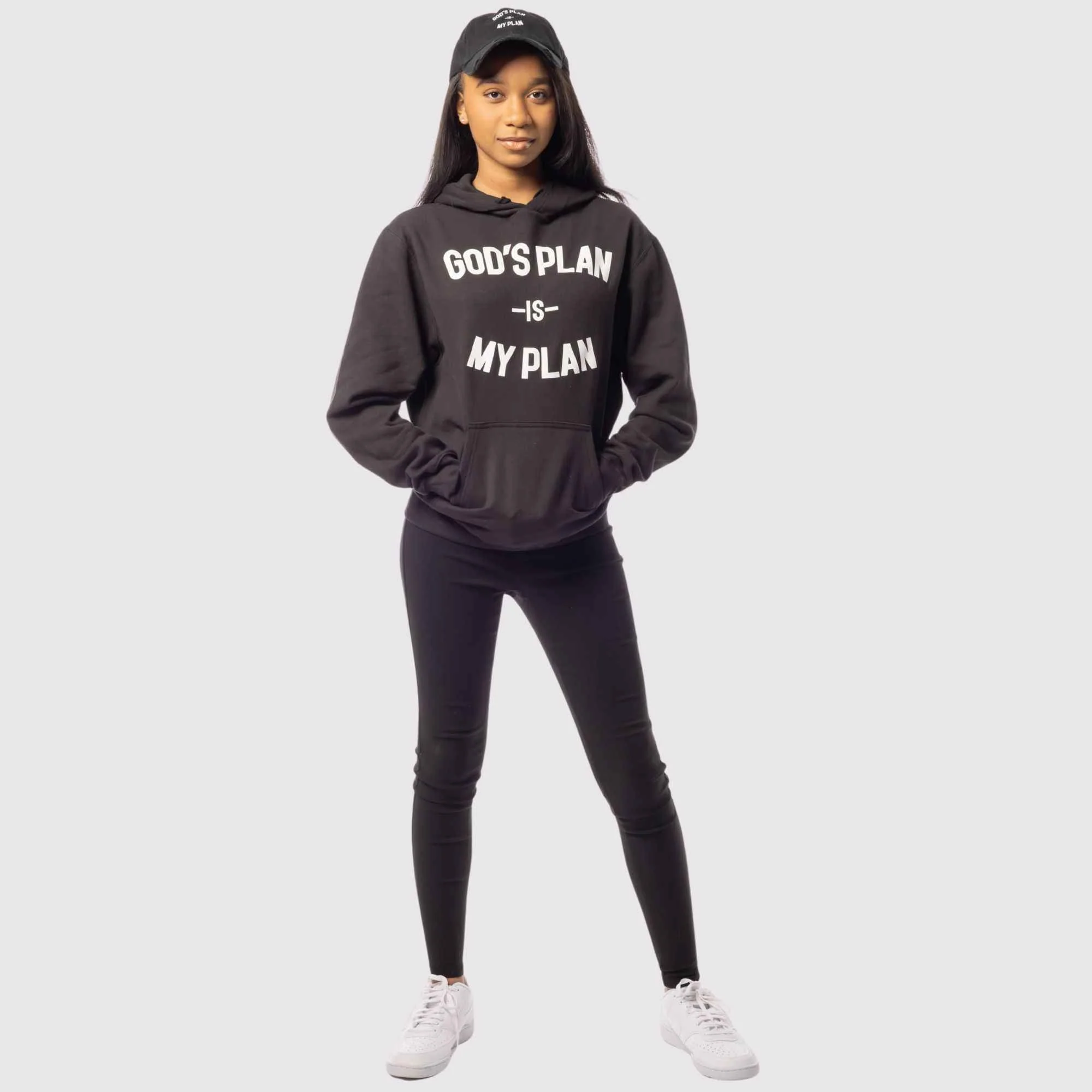 God's Plan My Plan Hoodie & Hat Bundle Eternal - Image 3