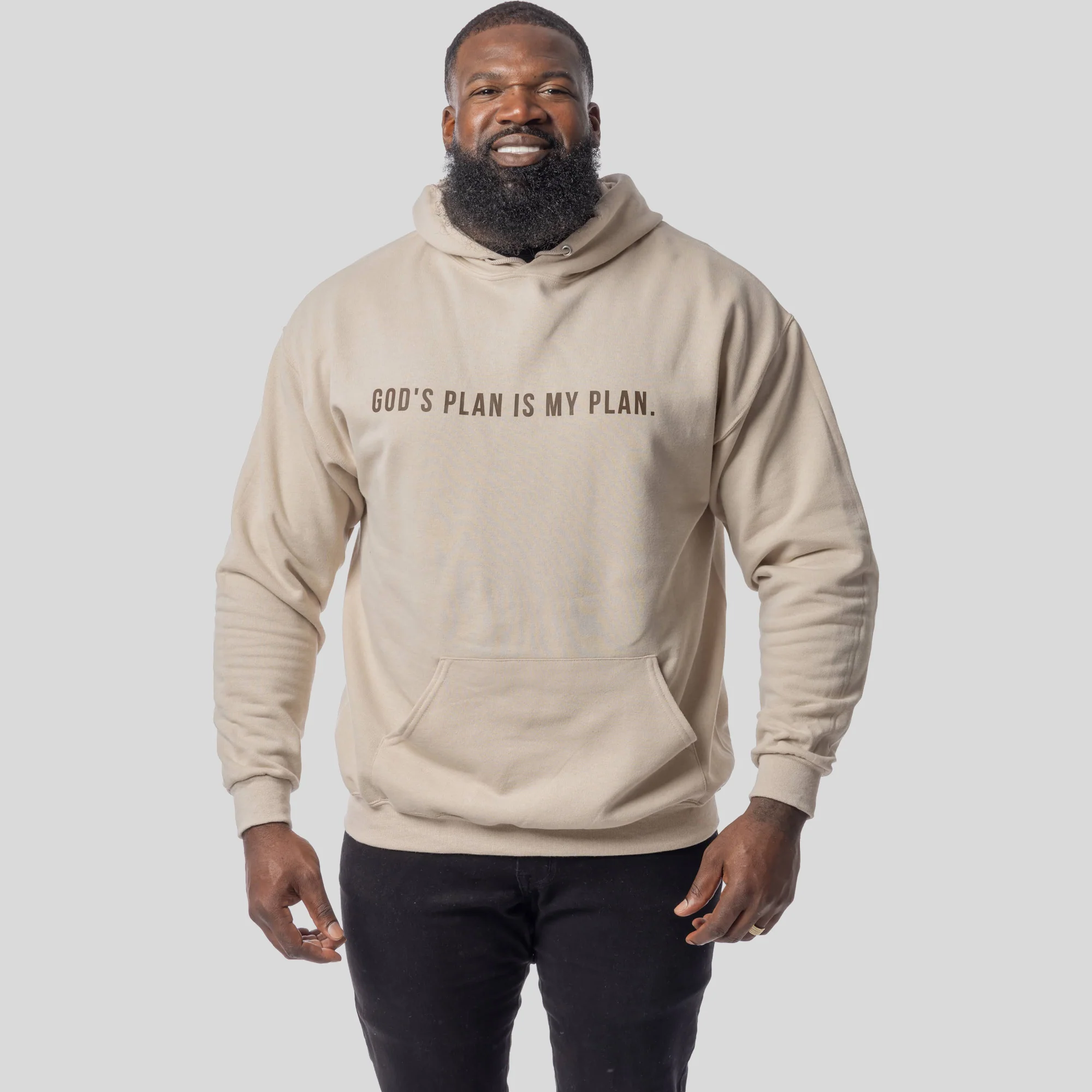 God's Plan My Plan Jeremiah Hoodie + FREE TEE - Image 3