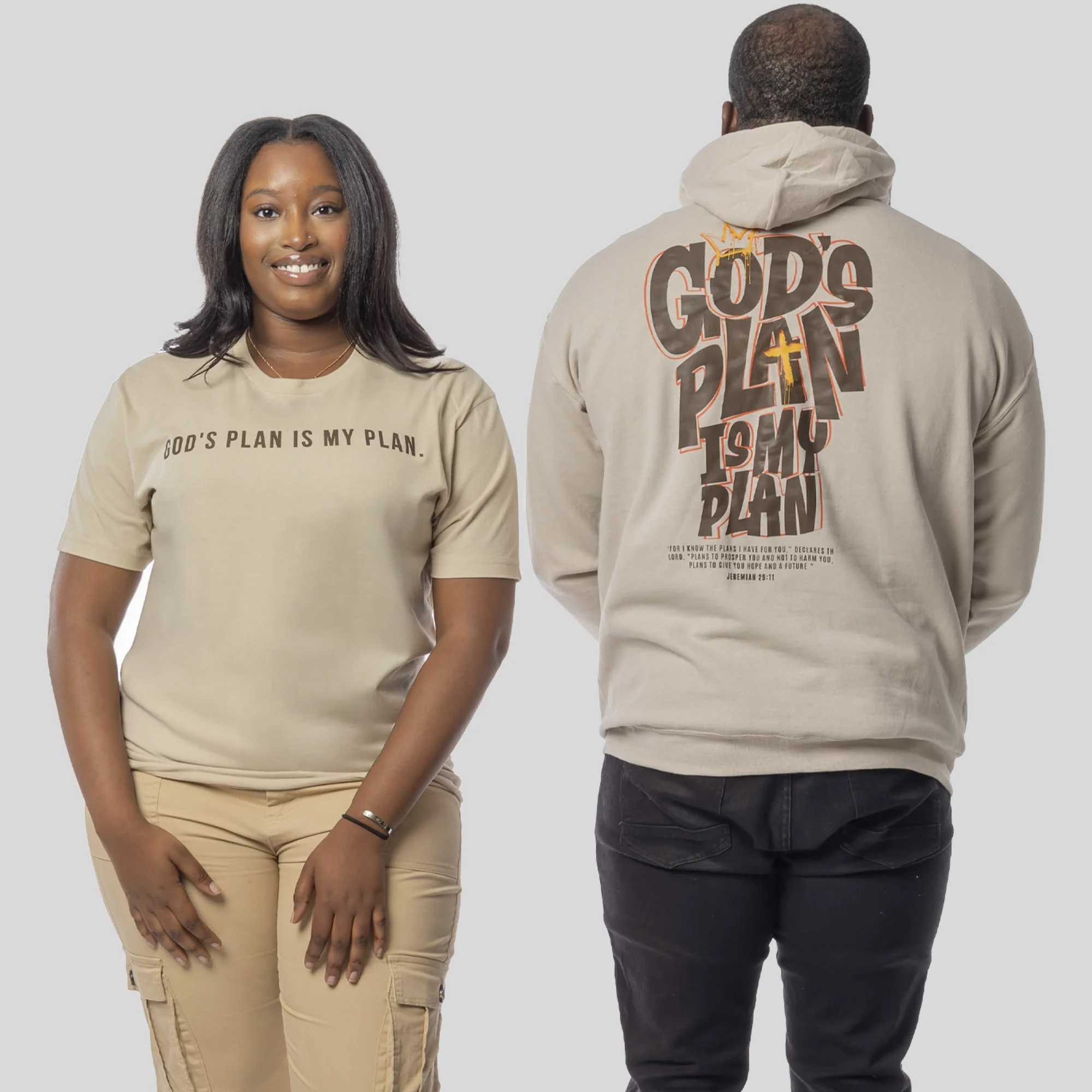 God's Plan My Plan Jeremiah Hoodie + FREE TEE - Image 7