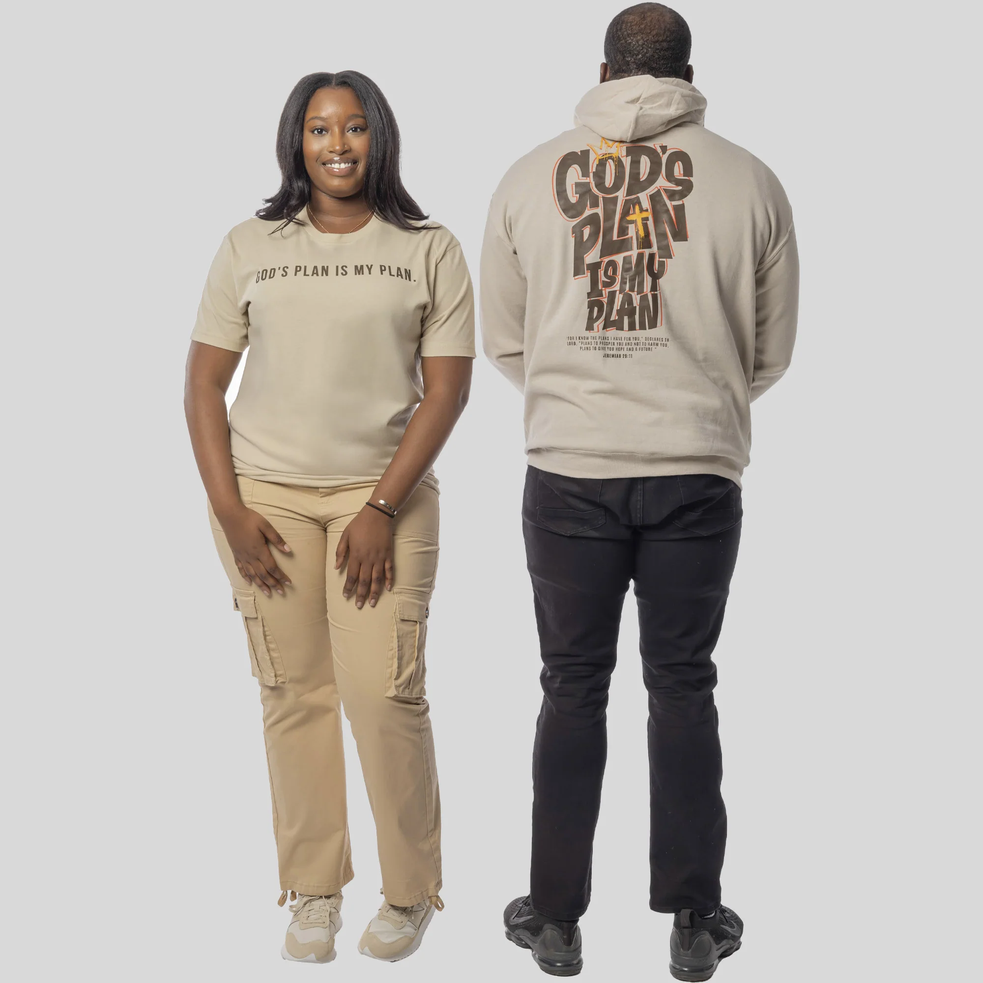 God's Plan My Plan Jeremiah Hoodie + FREE TEE - Image 8