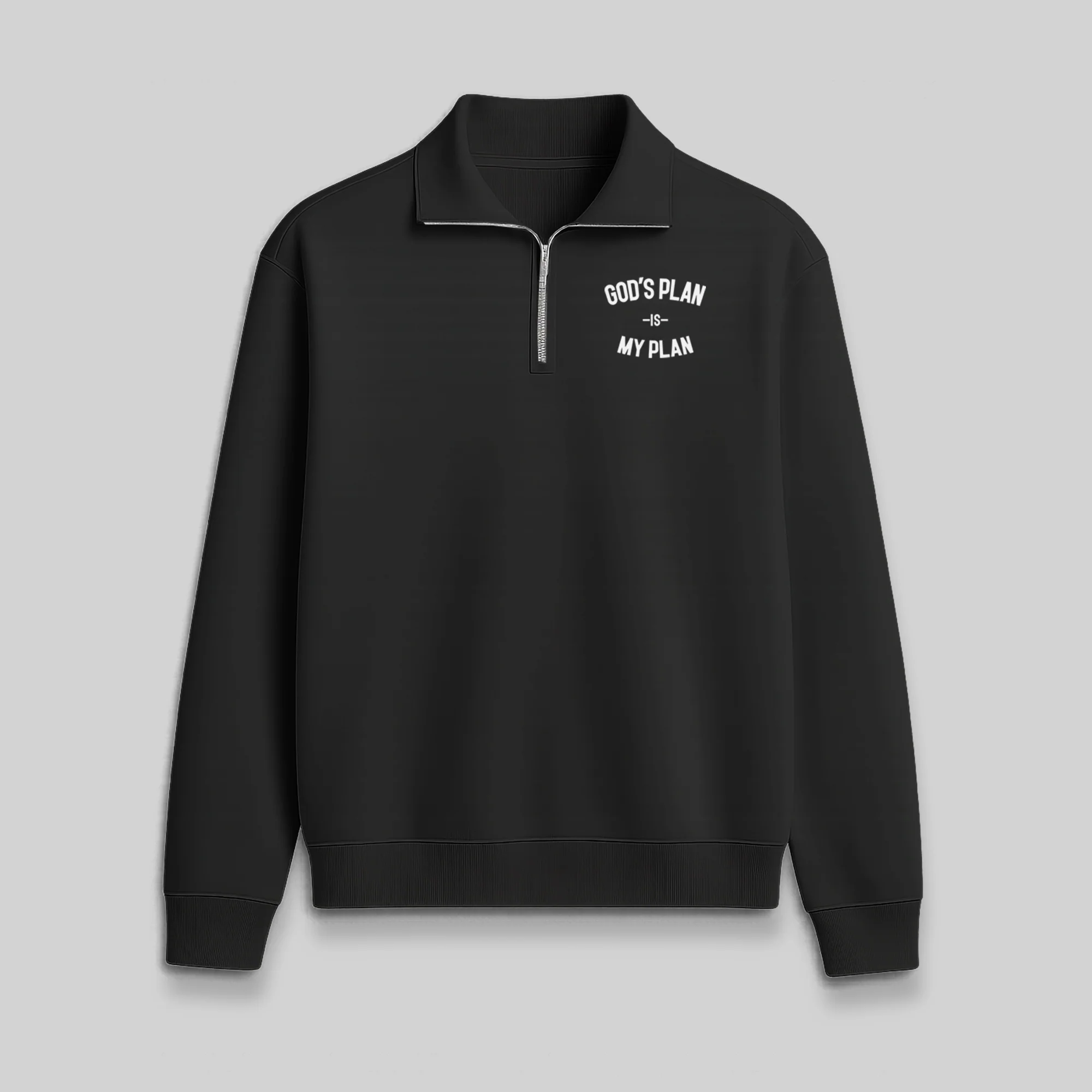 God's Plan My Plan Quarter Zip Pullover - Image 5