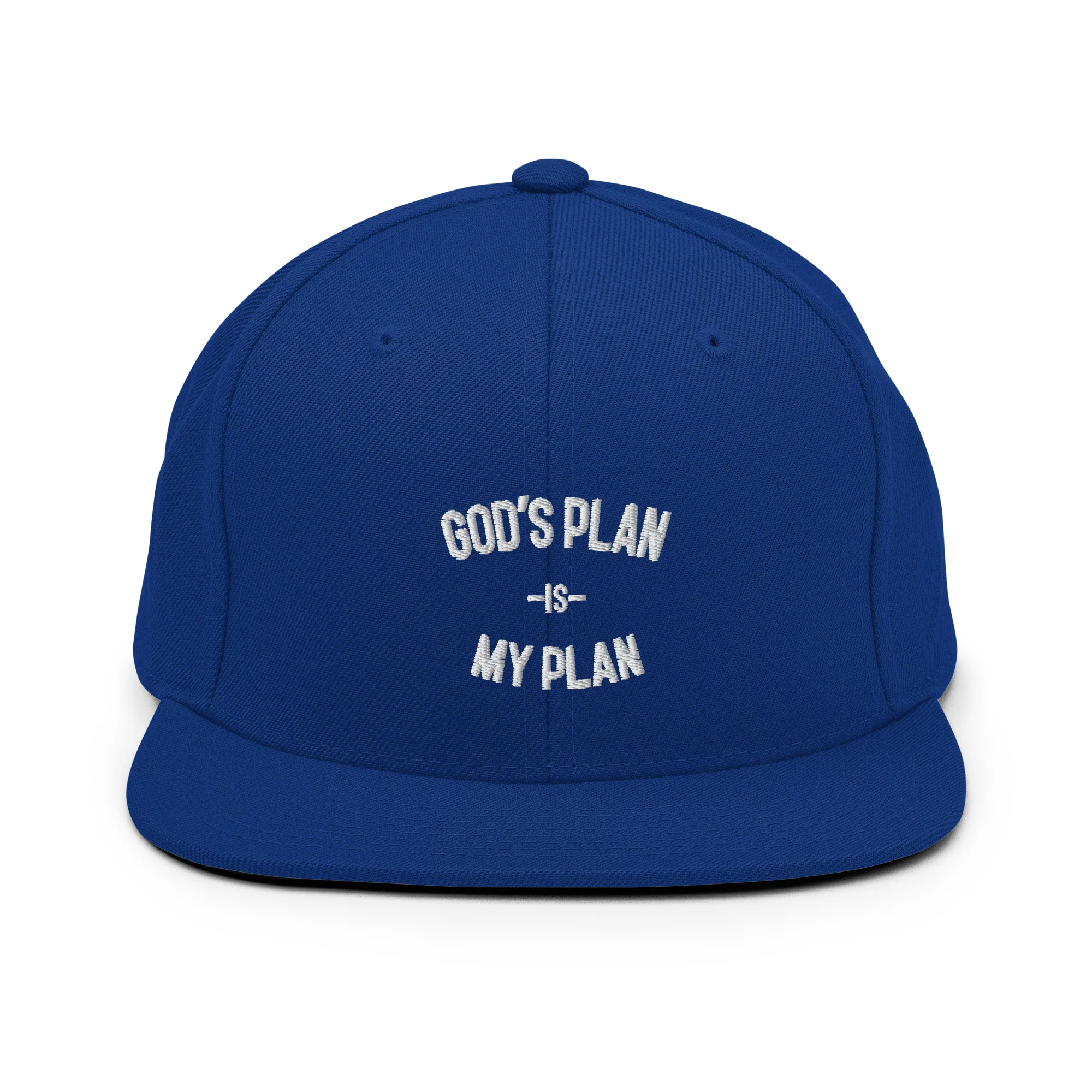 God's Plan My Plan Snapback Hat - Image 3
