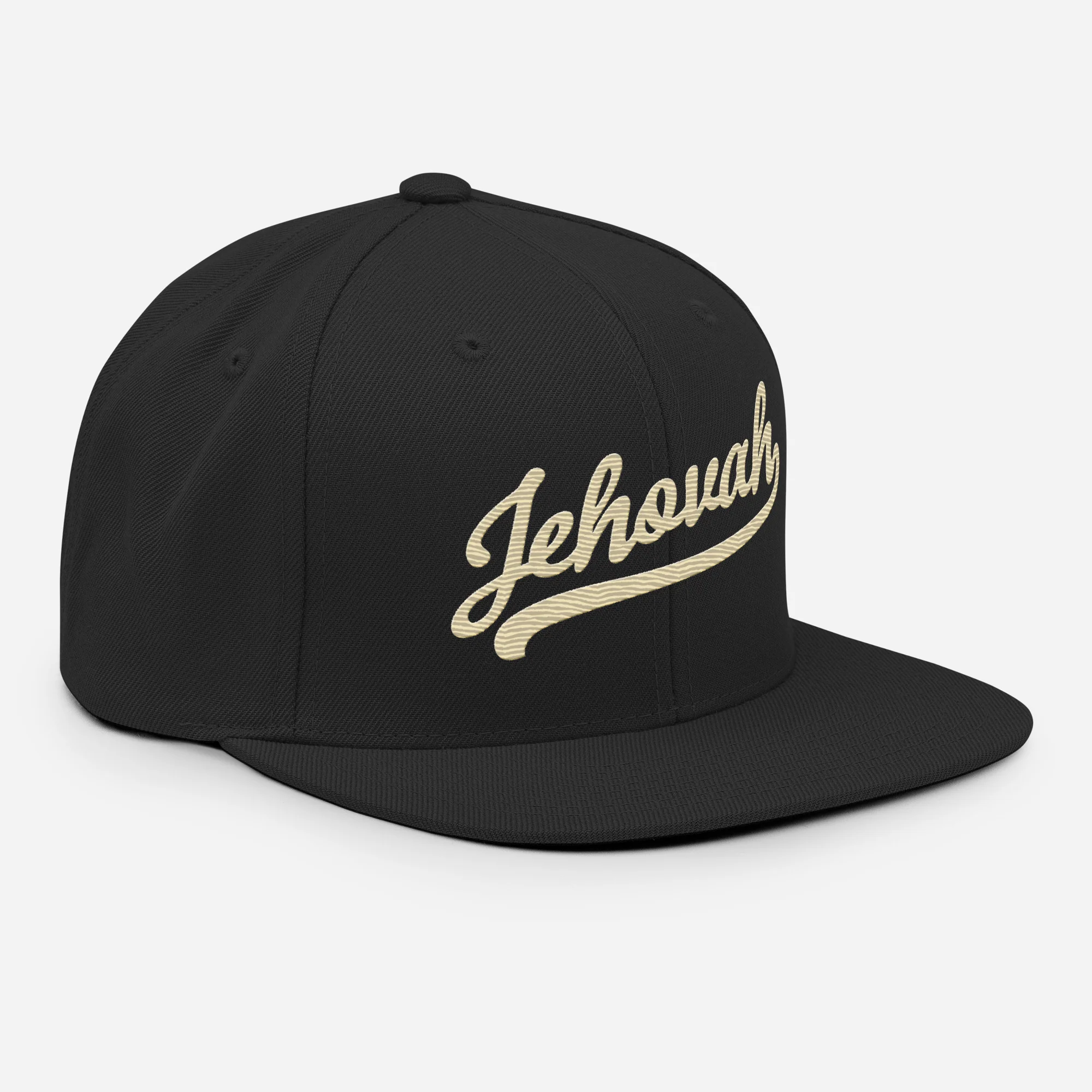 Jehovah Cream Snapback Hat (Eternal) - Image 3