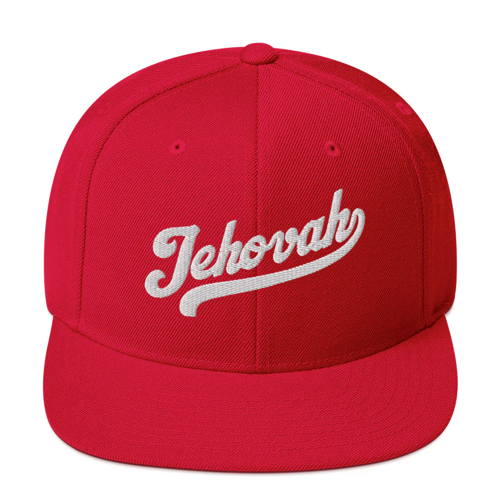 Jehovah Snapback Hat (Fire)