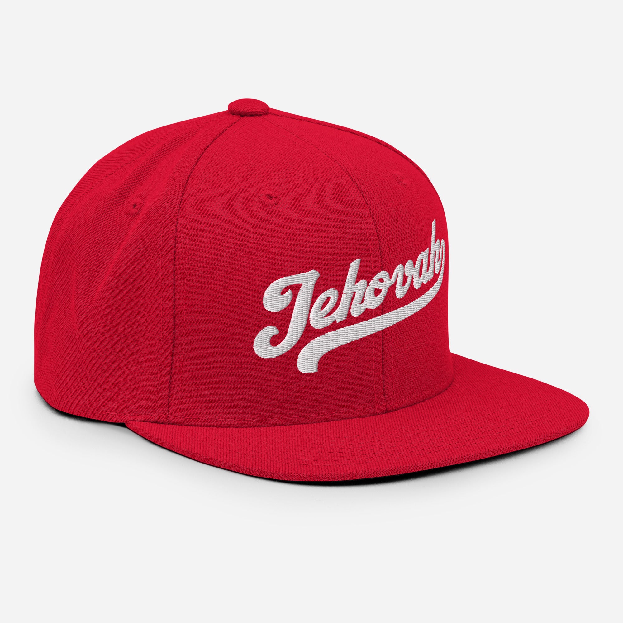 Jehovah Snapback Hat (Fire) - Image 3