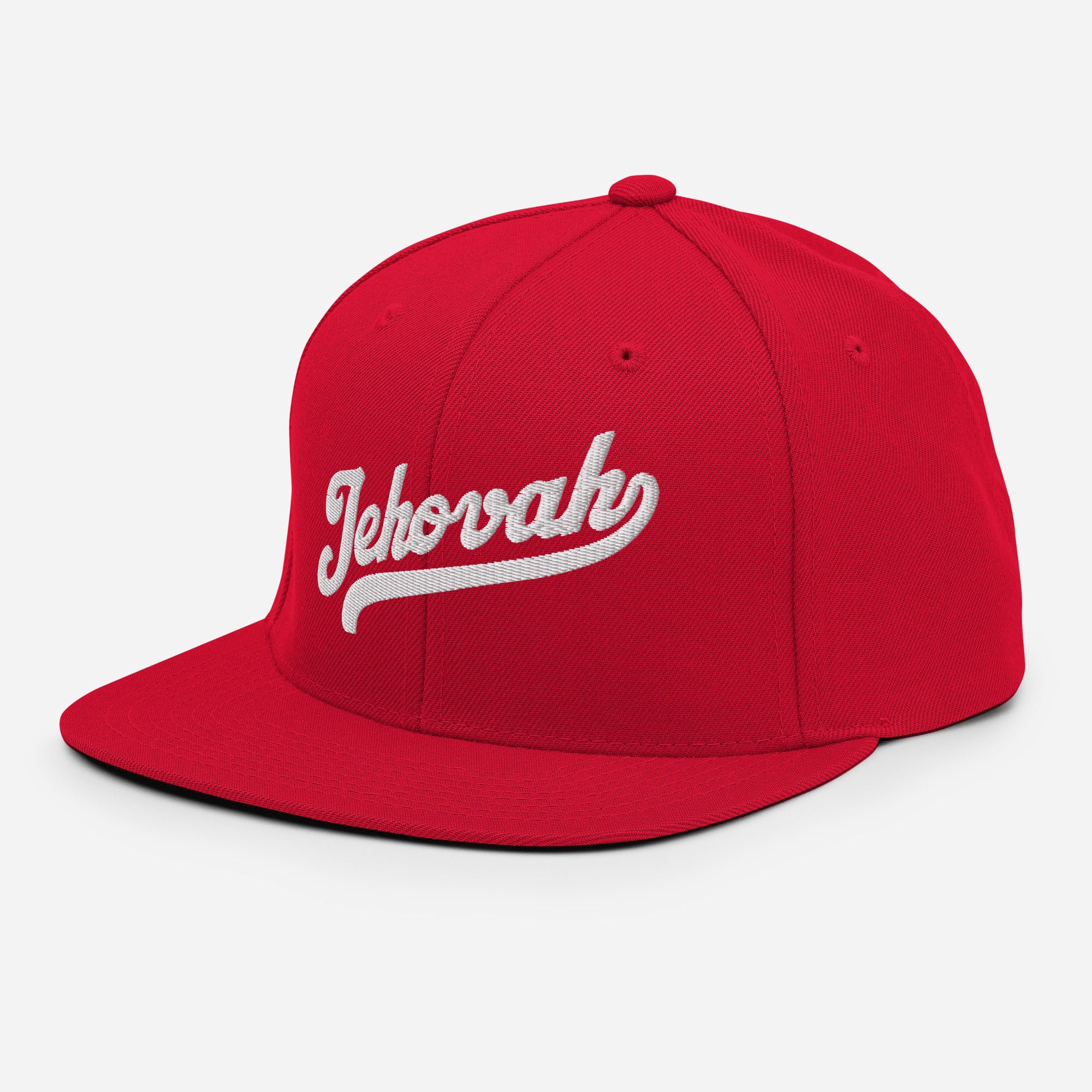 Jehovah Snapback Hat (Fire) - Image 4