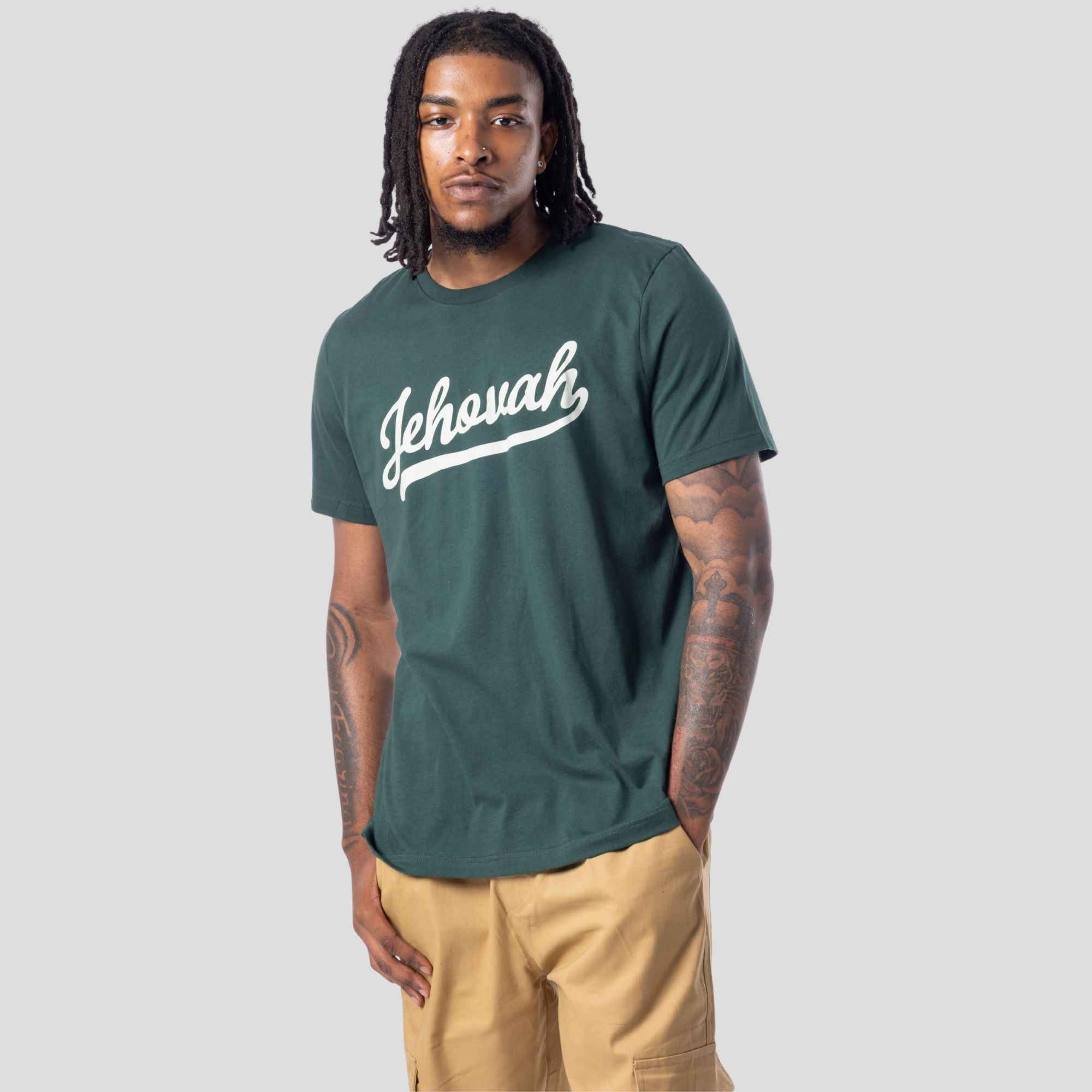 Jehovah Tee (Emerald) - Image 2