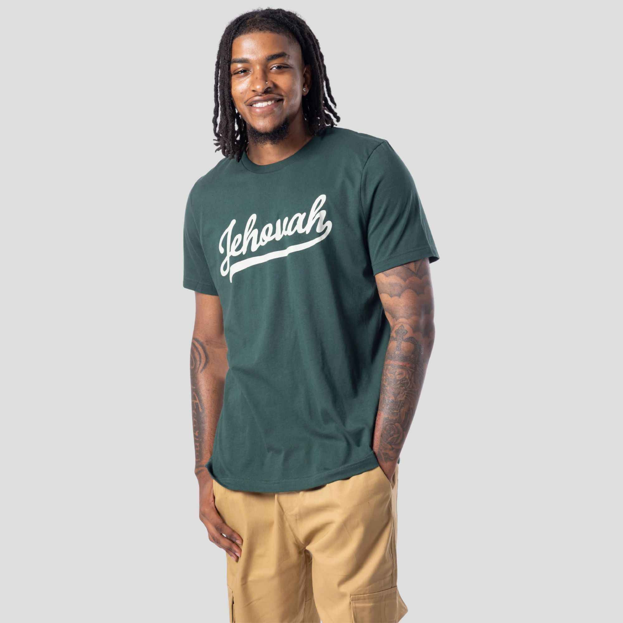 Jehovah Tee (Emerald) - Image 5