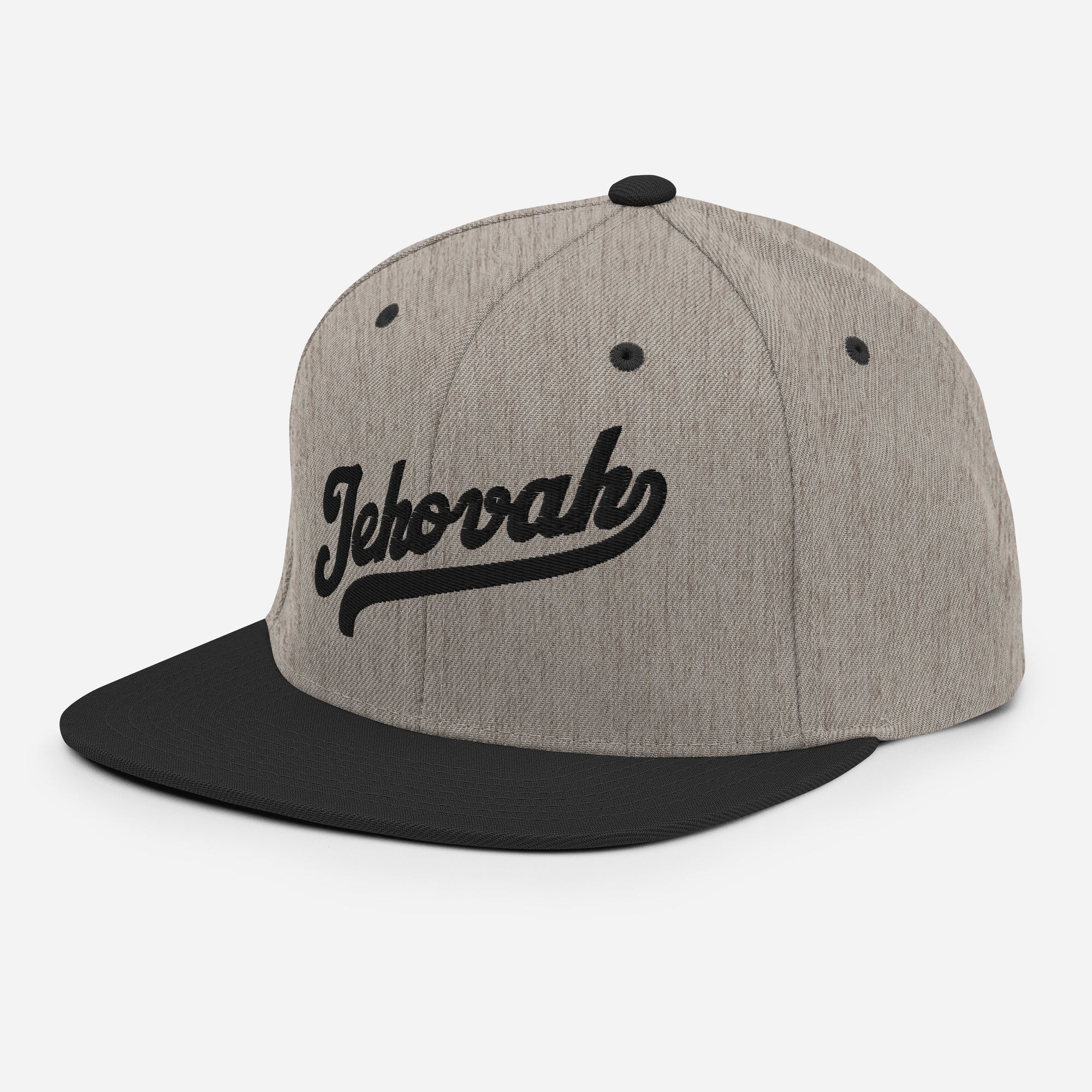 Jehovah Two Tone Snapback Hat - Image 3