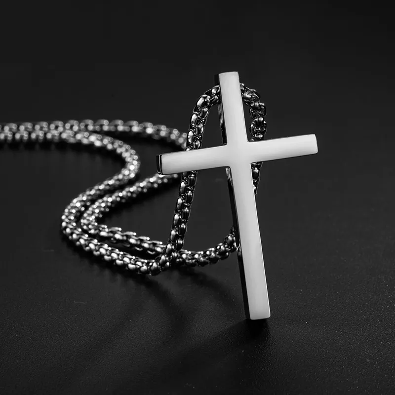 Minimalist Cross Necklace - Image 4