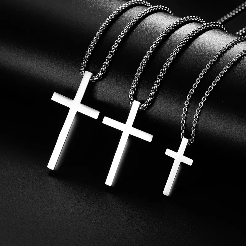 Minimalist Cross Necklace - Image 5