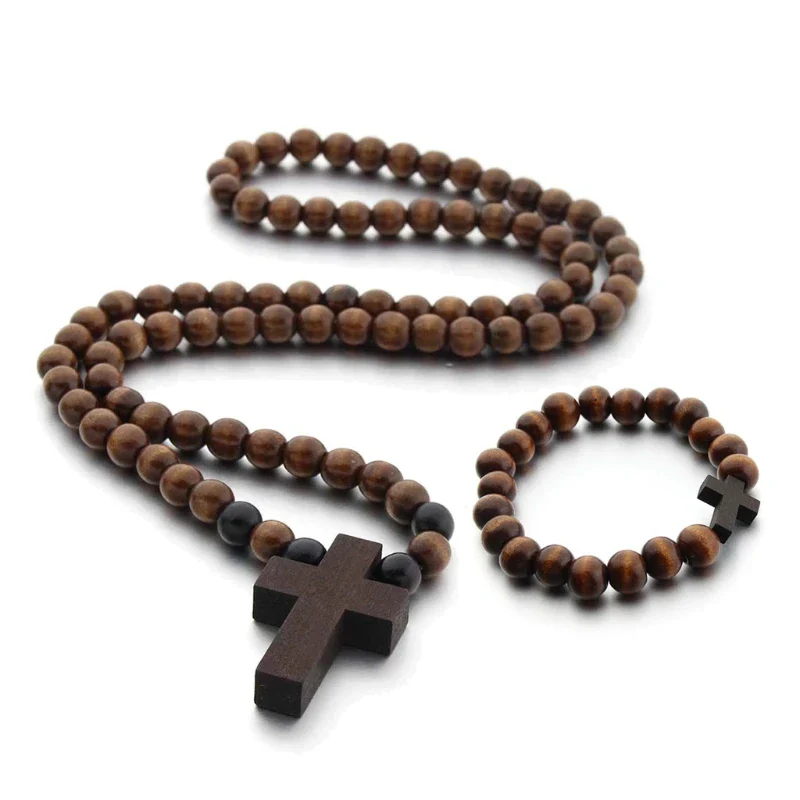 Wooden Cross Pendant - Image 2