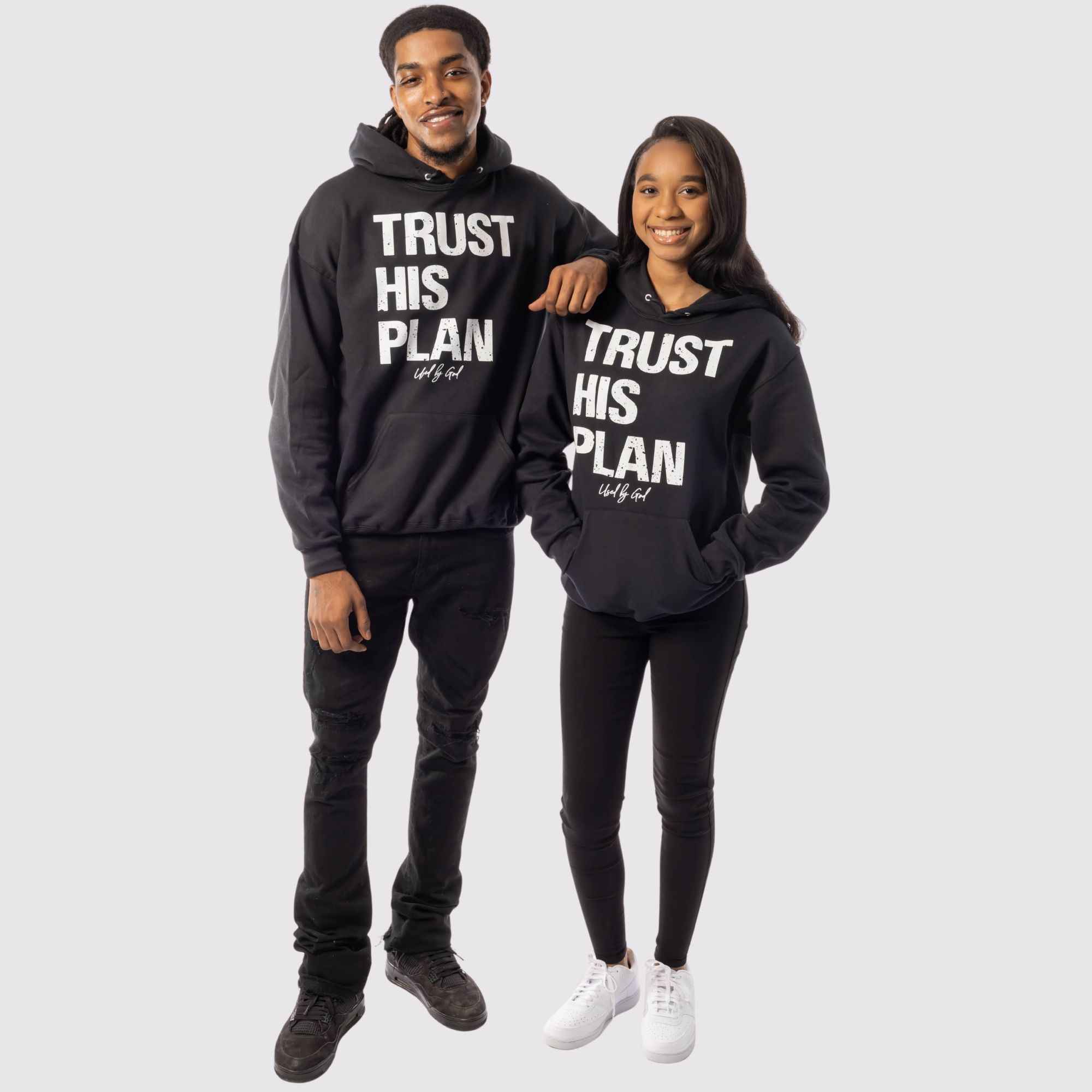 Trust His Plan Acid Wash Premium Hoodie - Image 7