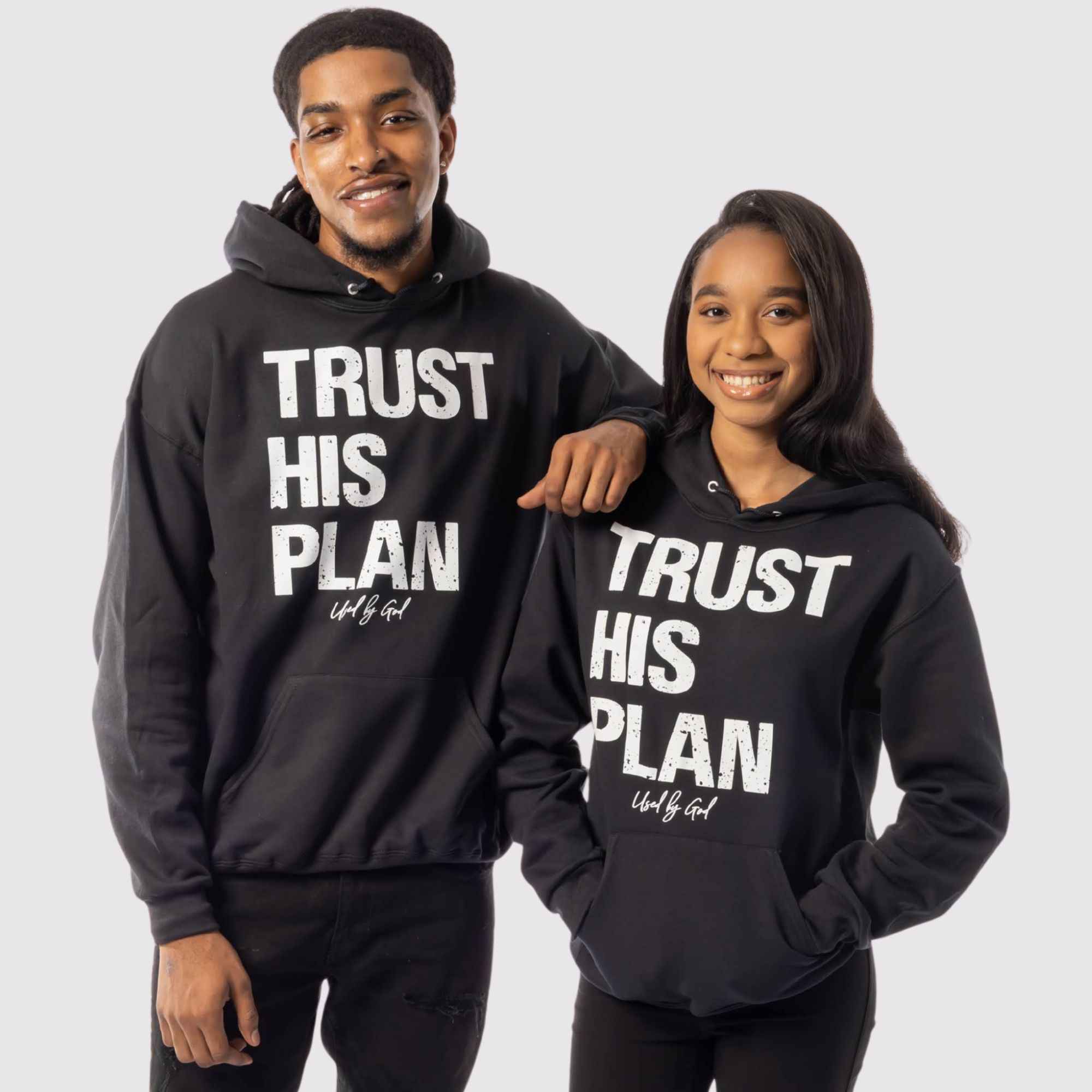 Trust His Plan Acid Wash Premium Hoodie - Image 8