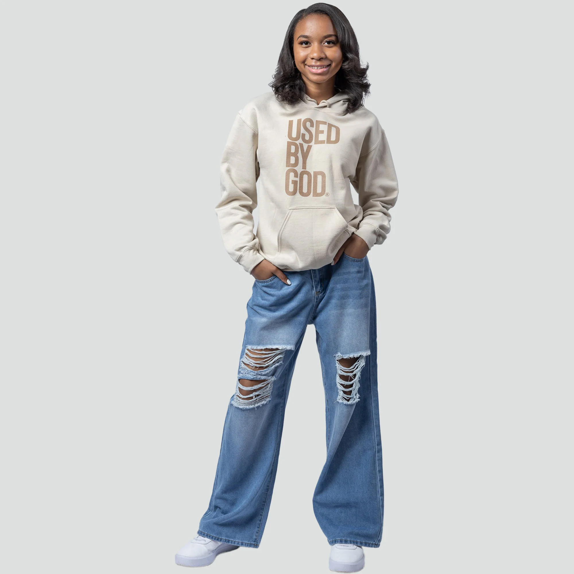 UBG Logo Chocolate Hoodie - Image 3