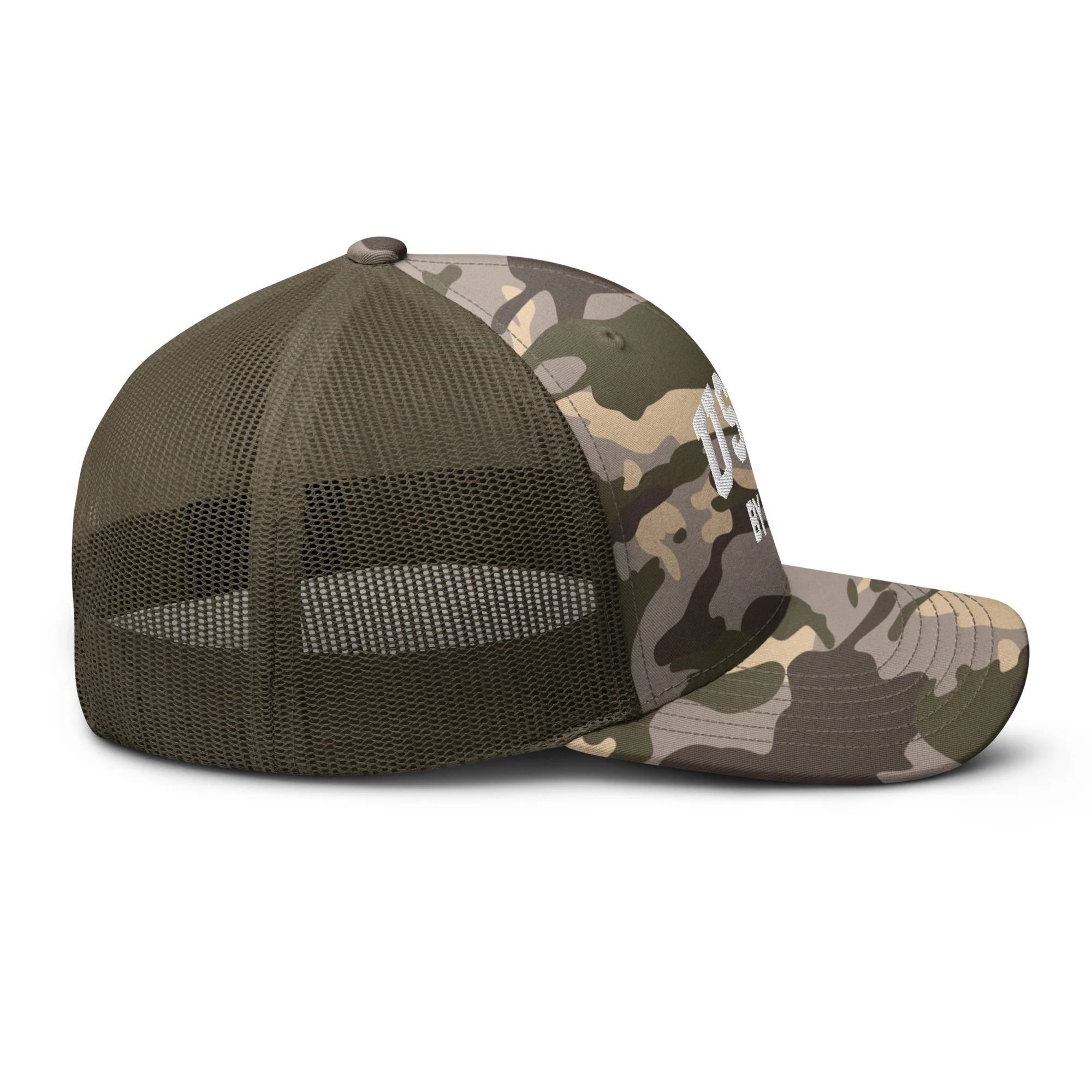 UBG Collegiate Camo Trucker Hat - Image 10