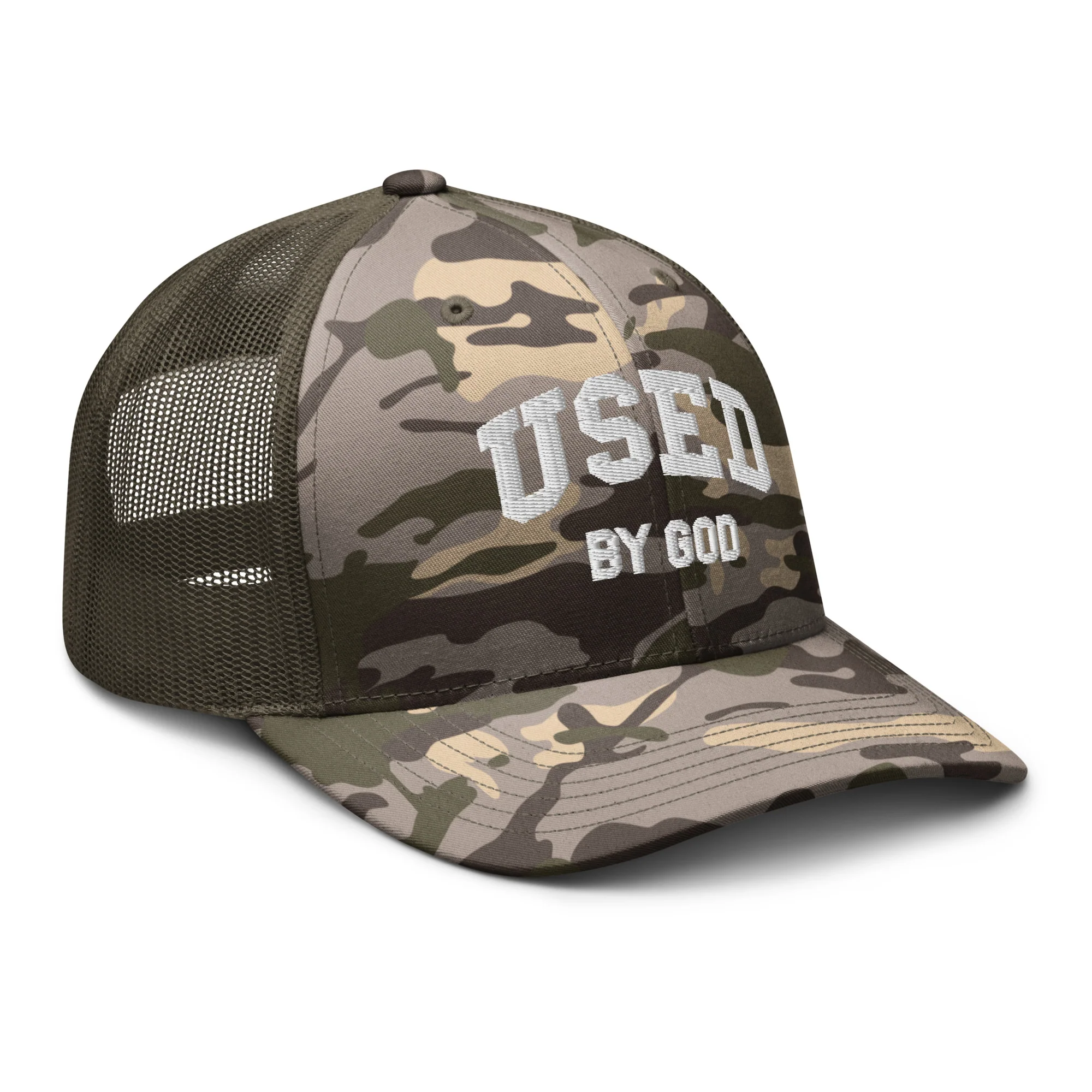 UBG Collegiate Camo Trucker Hat - Image 8