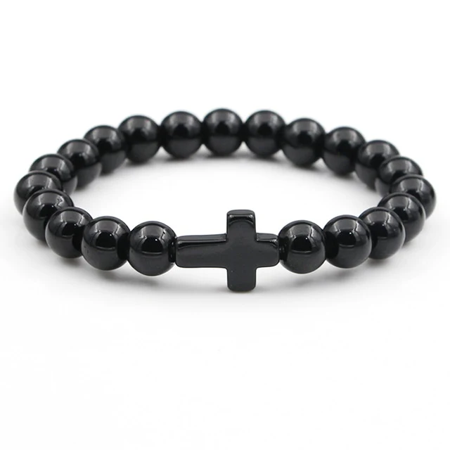 Stone Cross Charm Bracelet - Image 4