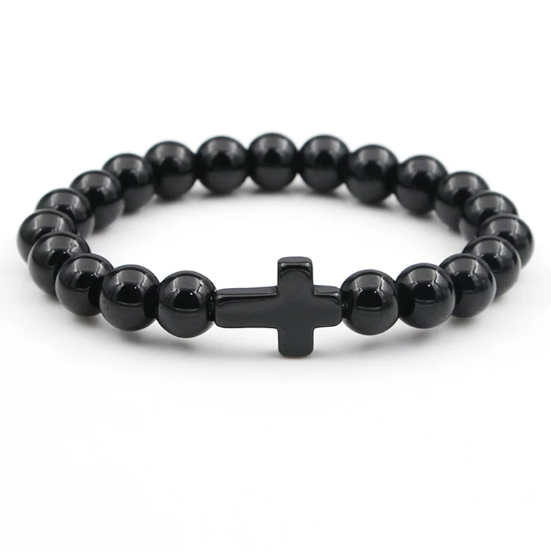 Stone Cross Charm Bracelet - Image 5