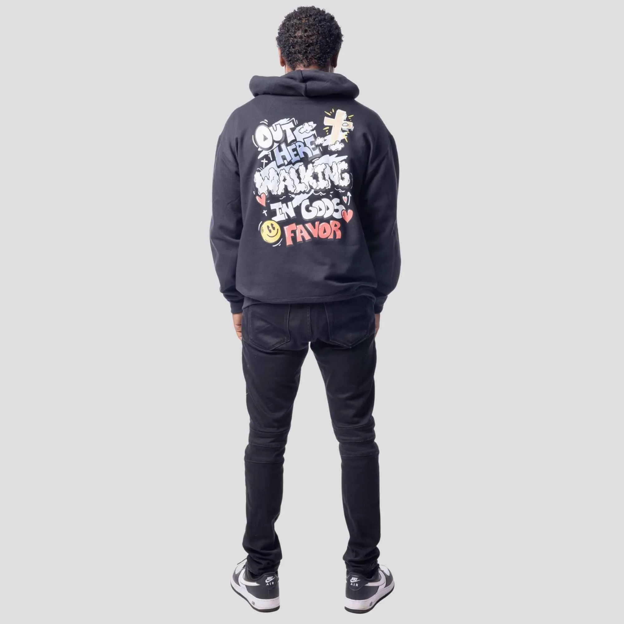 Walking In God's Favor Hoodie (Eternal) + FREE TEE - Image 3