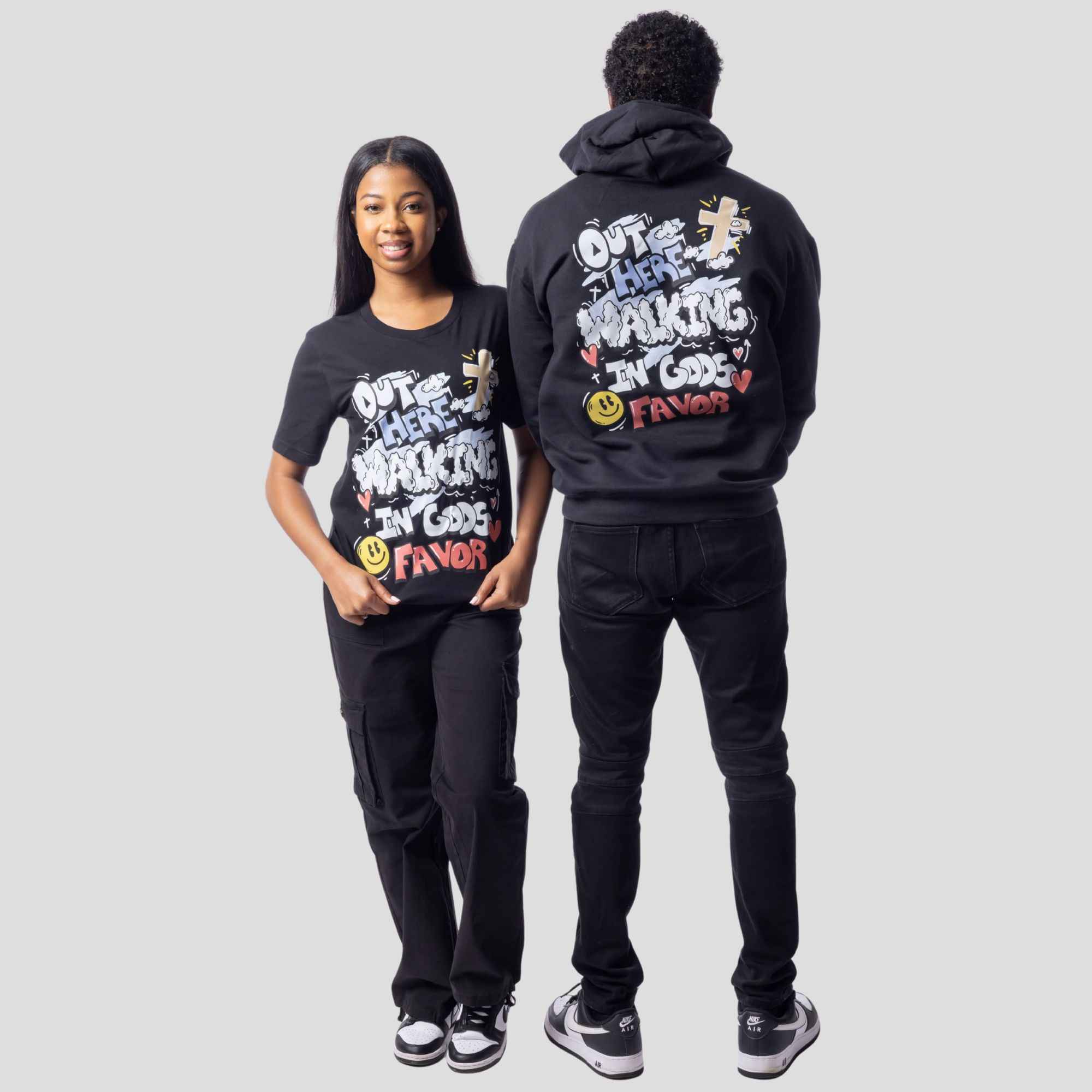 Walking In God's Favor Hoodie (Eternal) + FREE TEE - Image 5