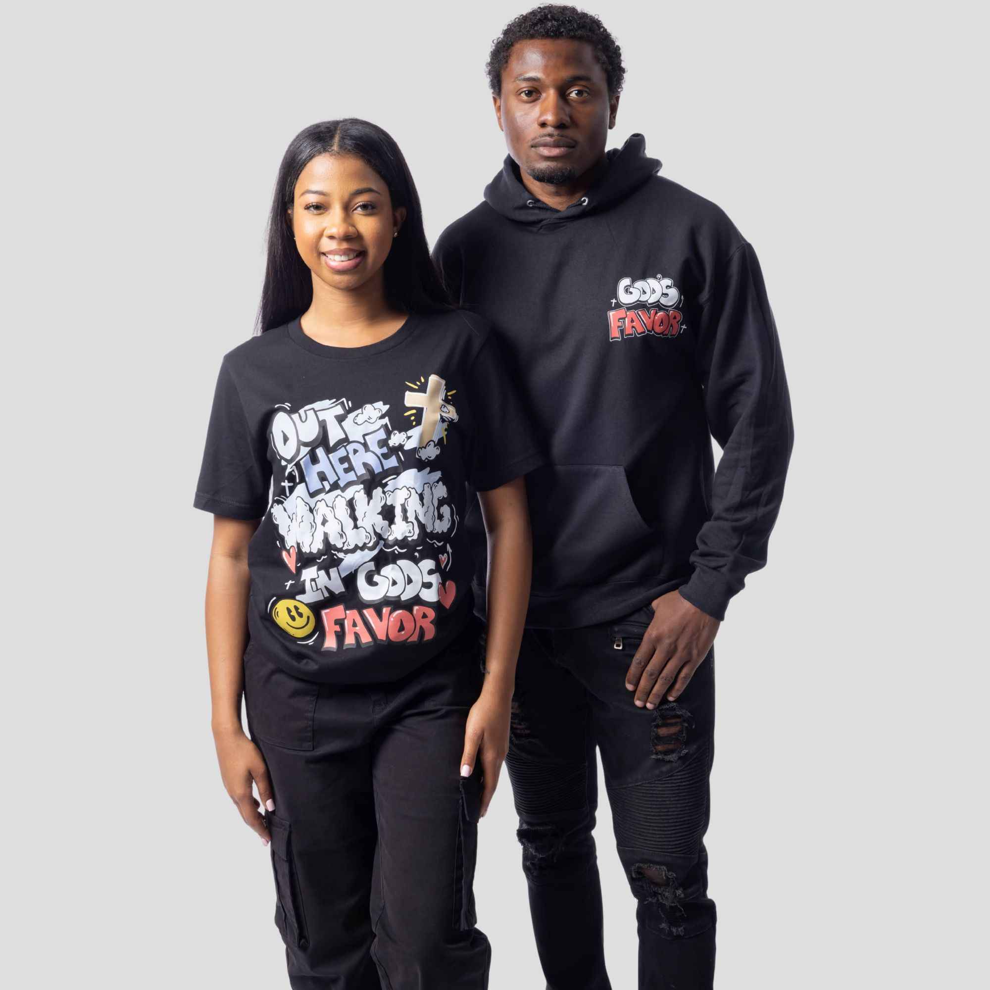 Walking In God's Favor Hoodie (Eternal) + FREE TEE - Image 6