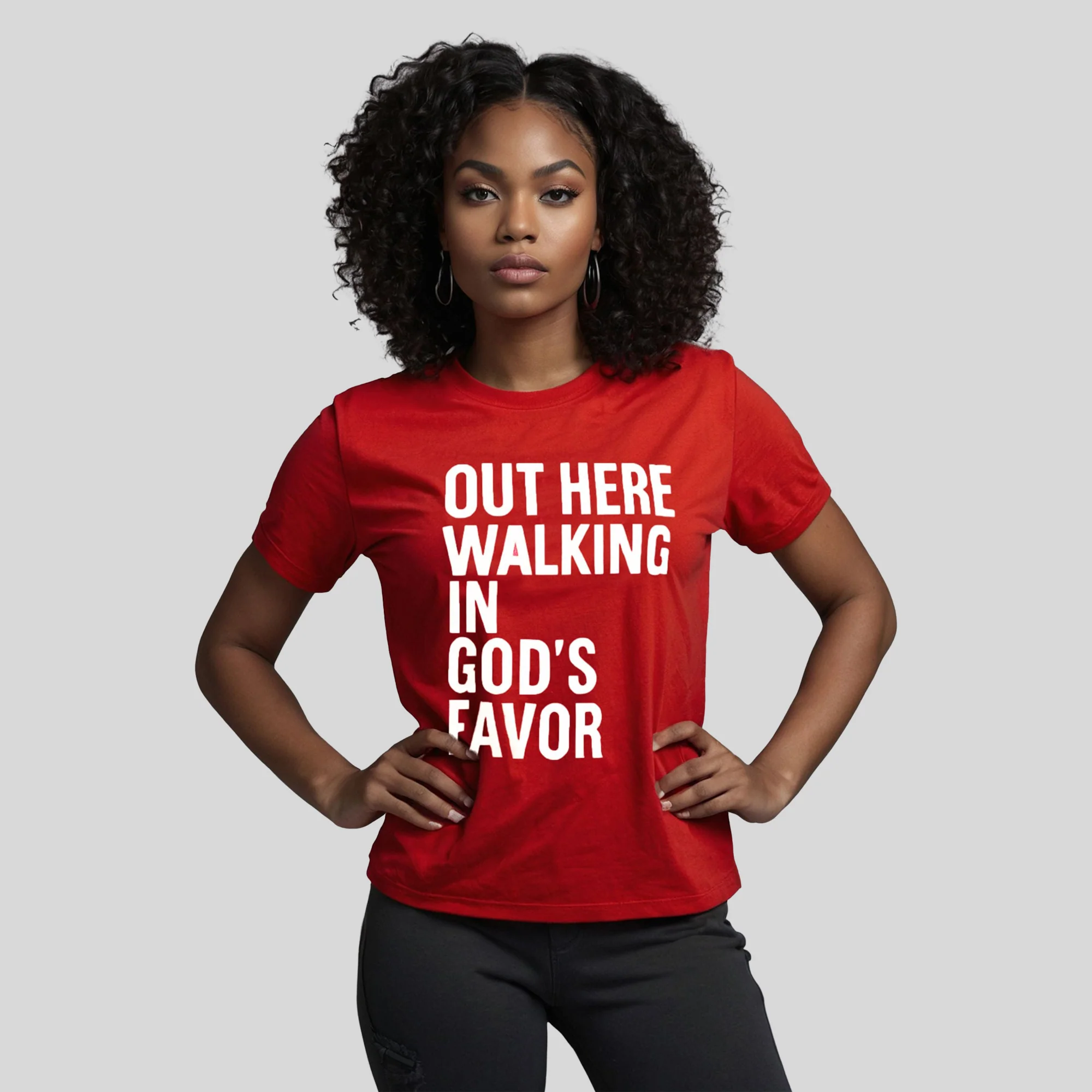 Walking In God's Favor Original Tee - Image 3