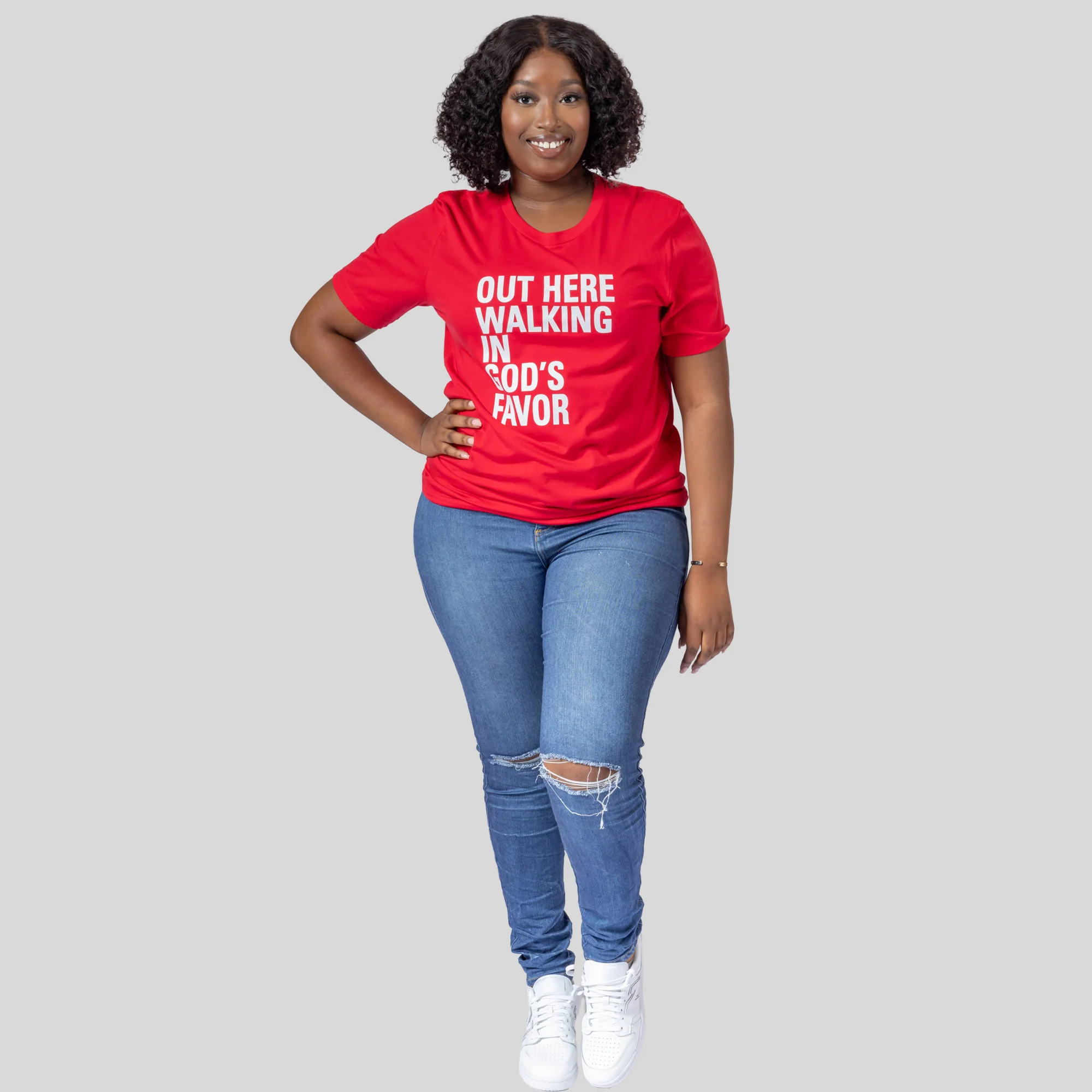 Walking In God's Favor Original Tee - Image 6