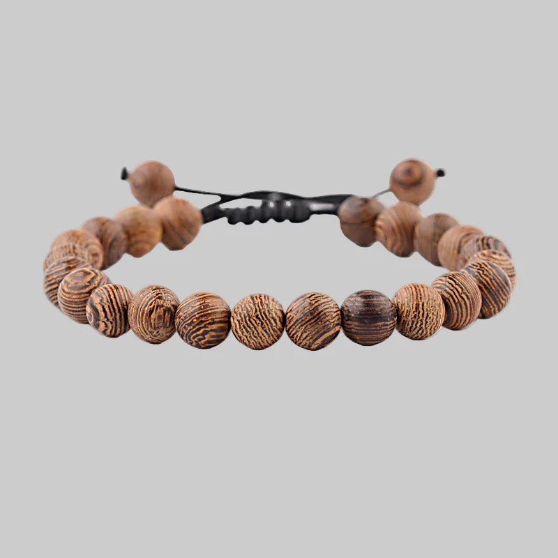 Wood Bead Prayer Bracelet - Image 3